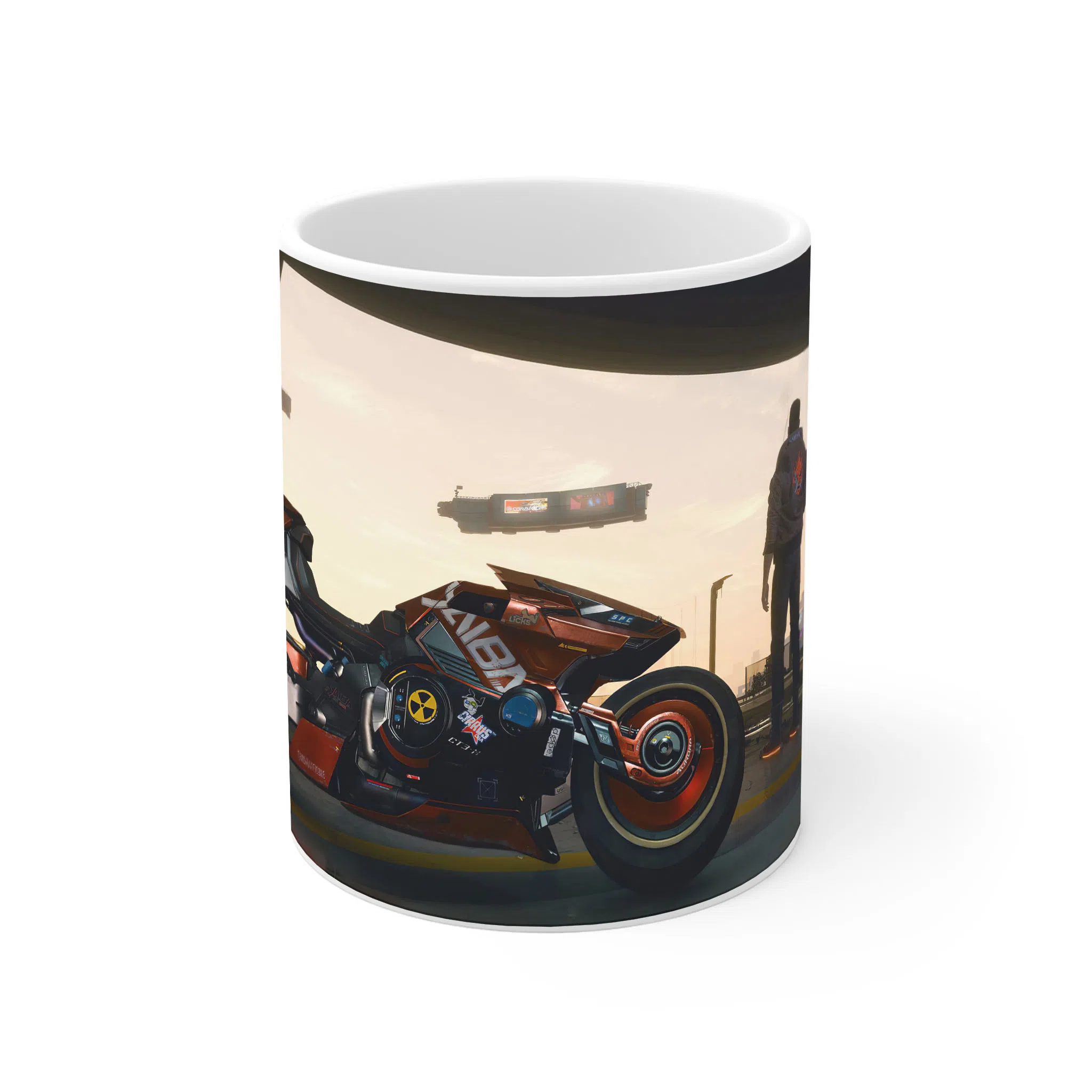 ماگ لیمینات طرح بازی سایبرپانک Cyberpunk 2077 Game کد NM6512 — تصویر 4