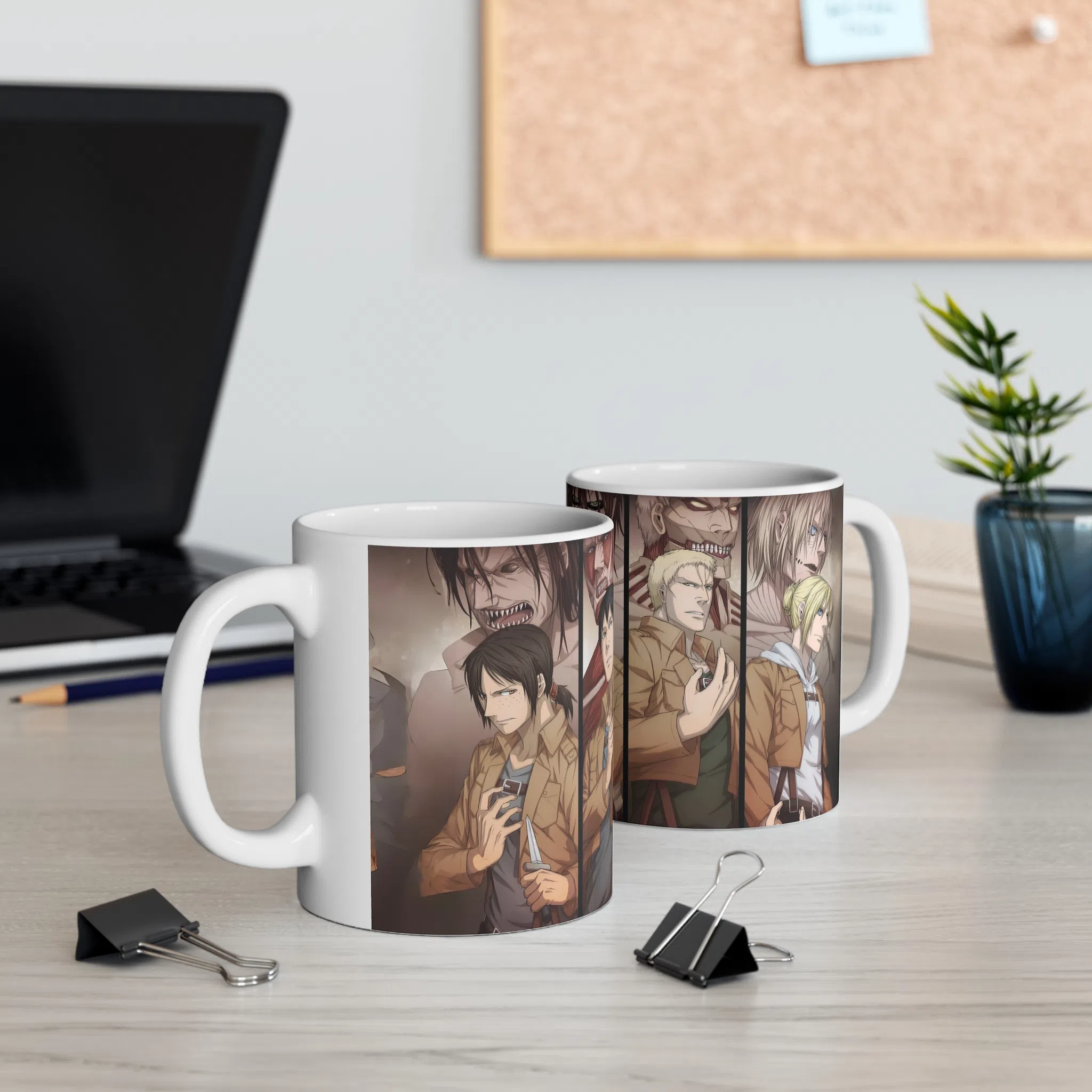ماگ طرح انیمه اتک ان تایتان Attack on the Titan مدل NM2524 — تصویر 3