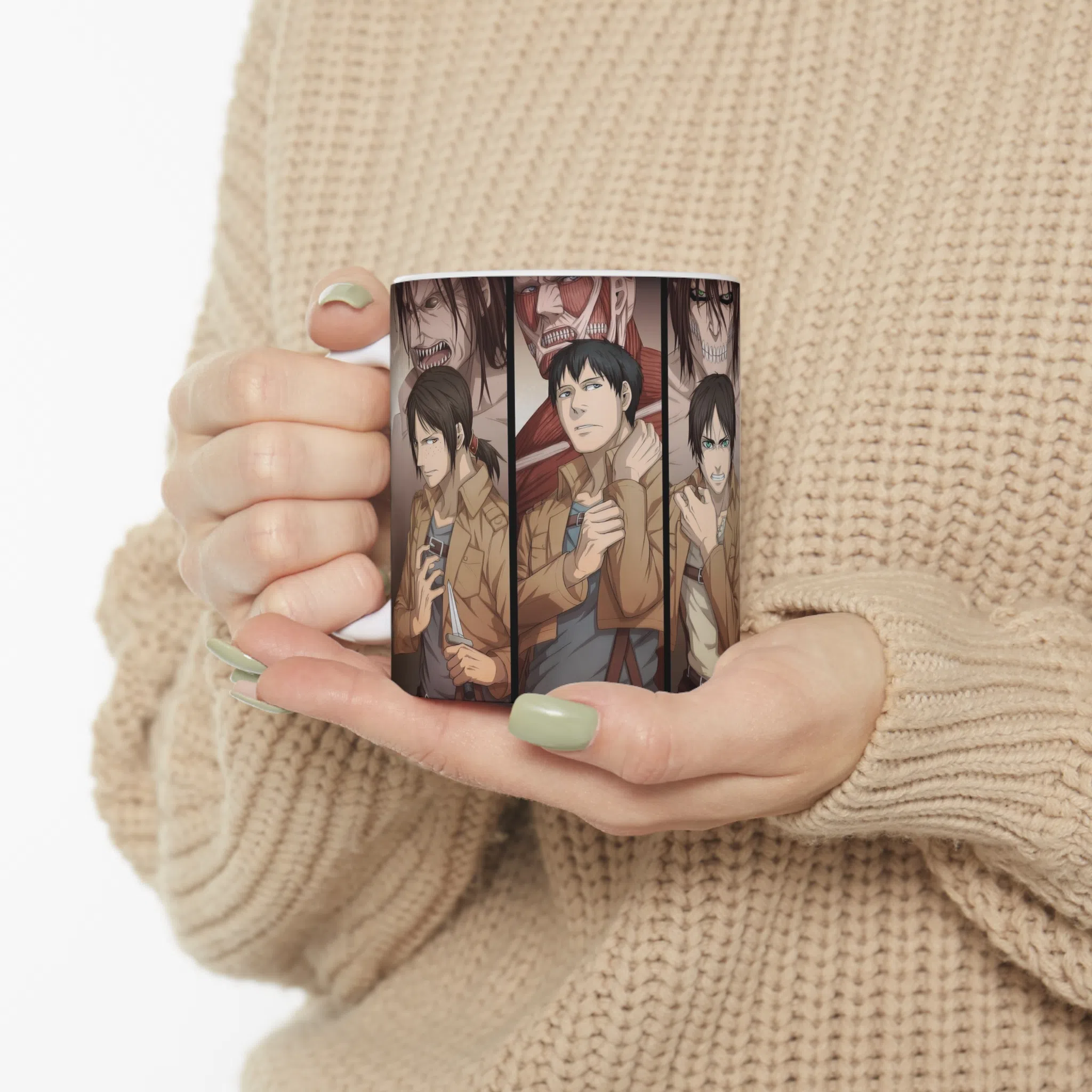 ماگ طرح انیمه اتک ان تایتان Attack on the Titan مدل NM2524 — تصویر 5