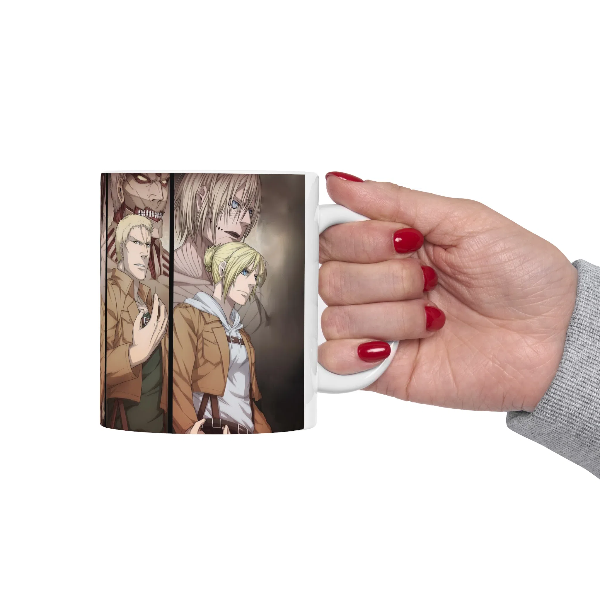 ماگ طرح انیمه اتک ان تایتان Attack on the Titan مدل NM2524 — تصویر 6