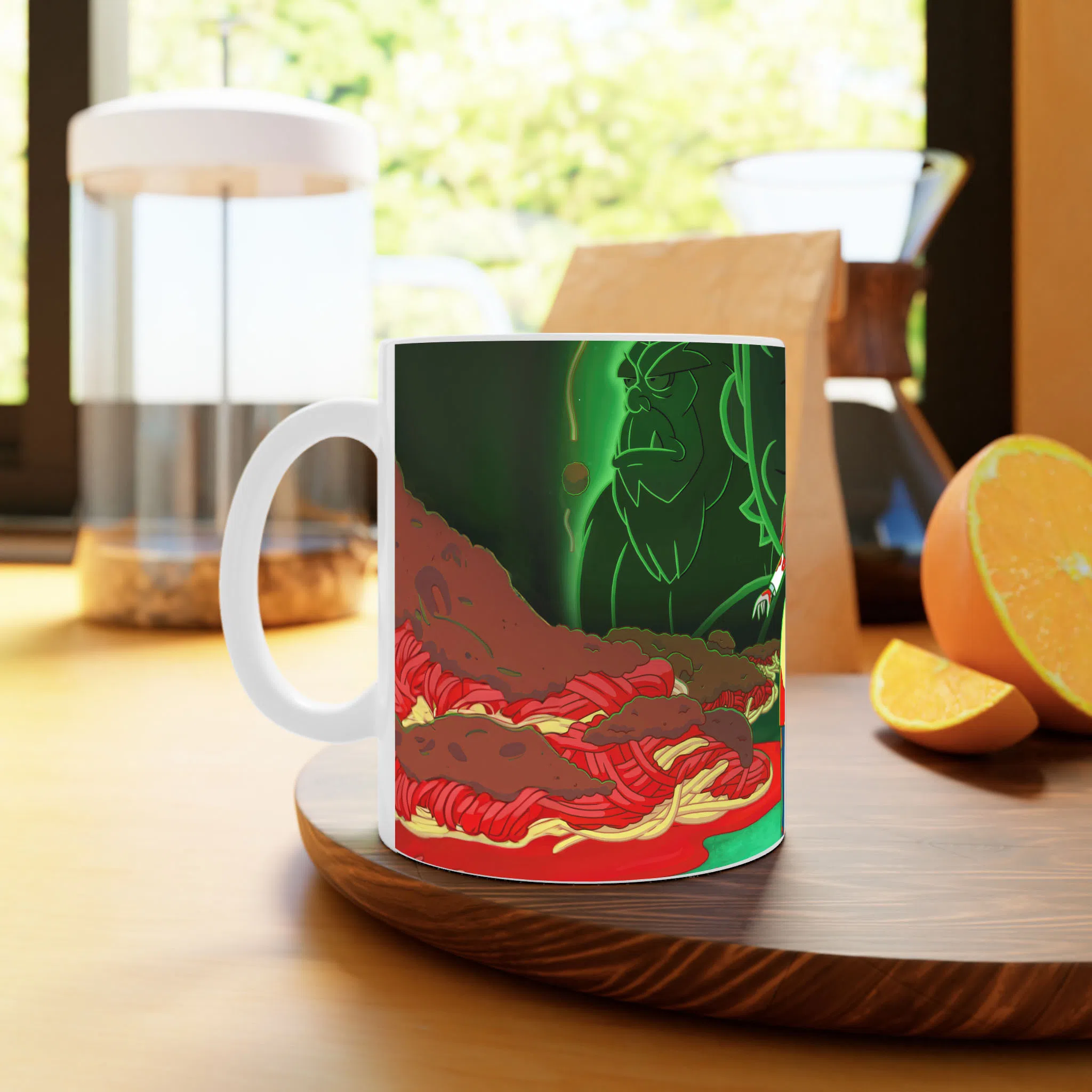 ماگ لیمینات طرح سریال ریک و مورتی Rick and Morty کد NM4924 — تصویر 3