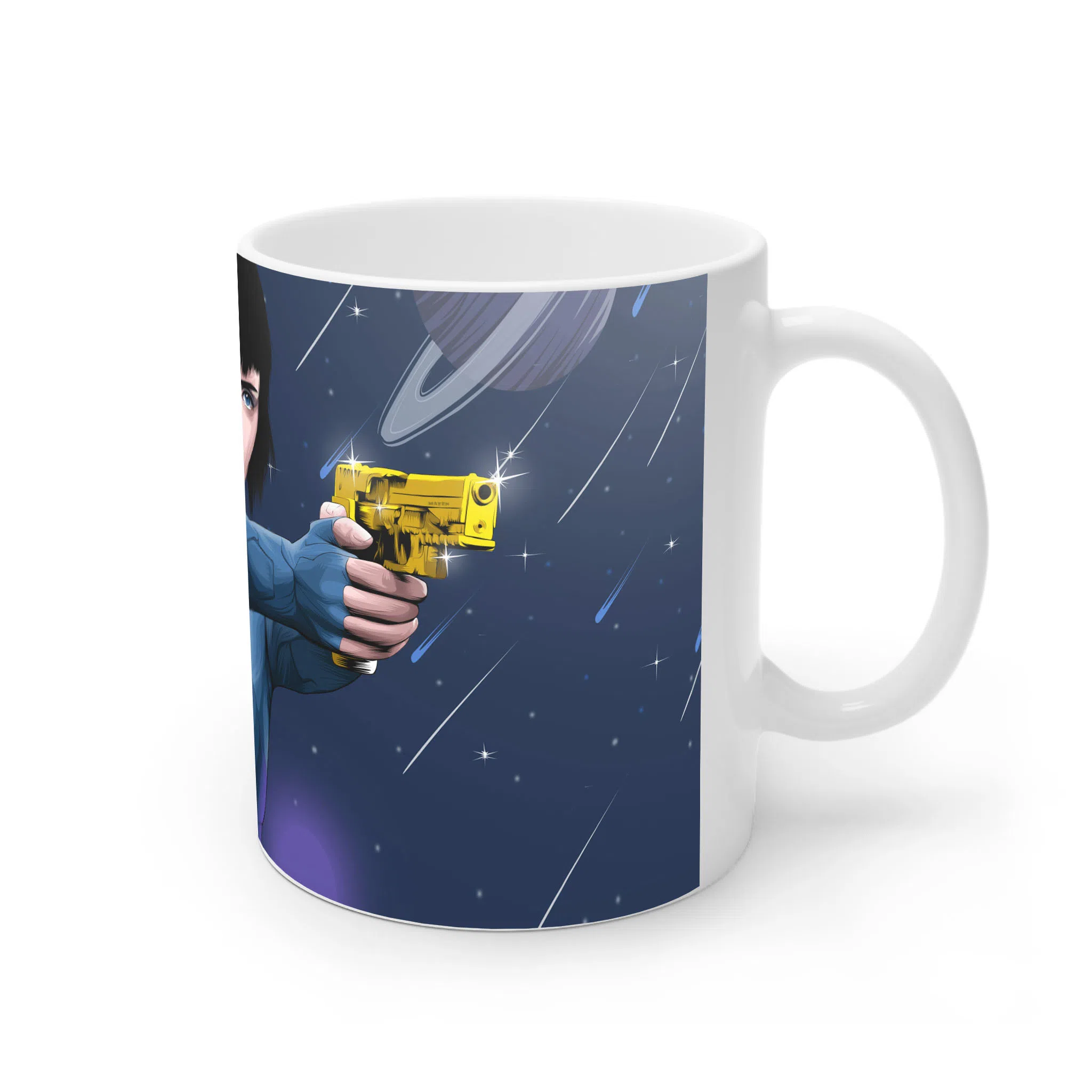 ماگ لیمینات طرح فیلم Ghost in the Shell کد NM11442 — تصویر 3