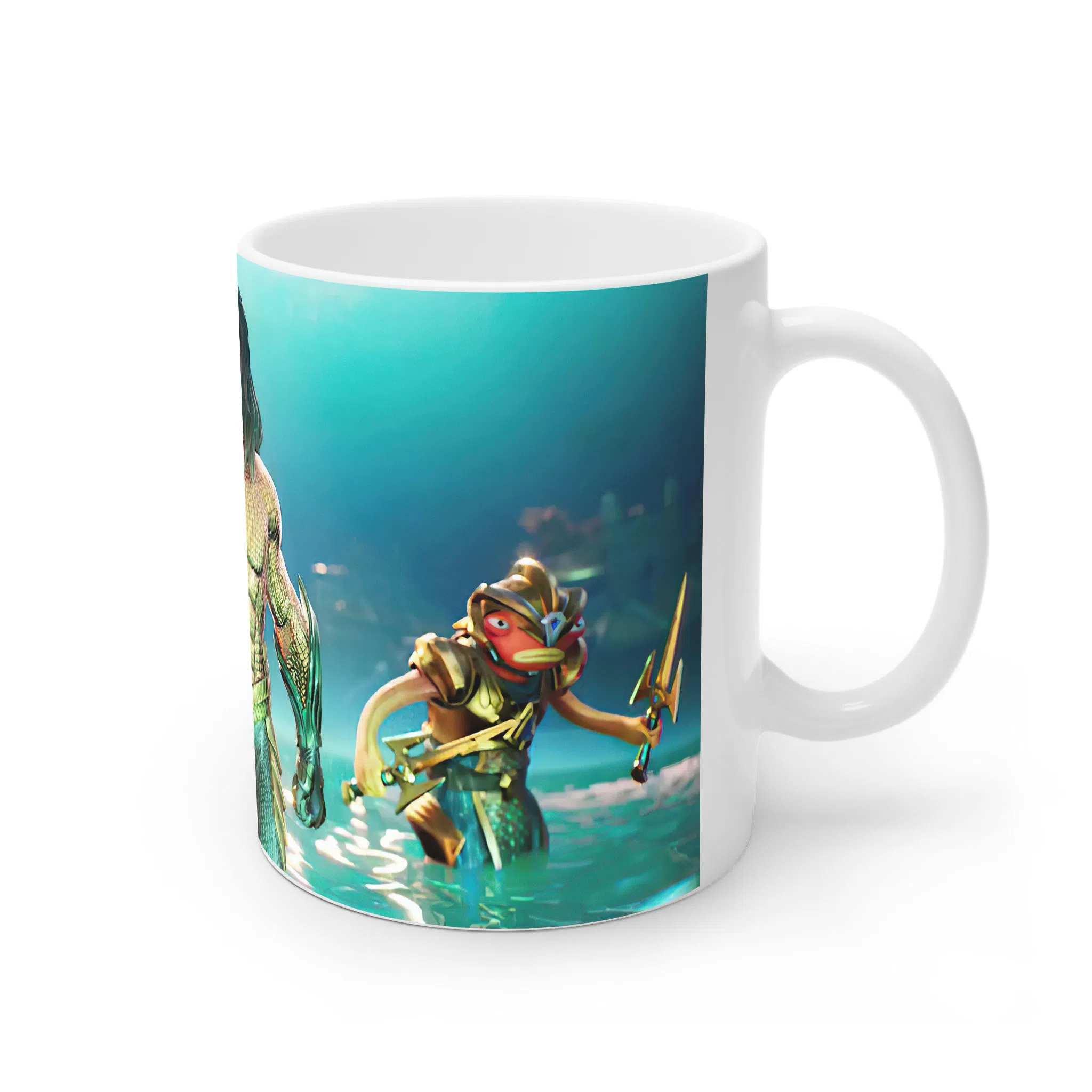 ماگ لیمینات طرح بازی آکوا من Aquaman Game کد NM5958 — تصویر 2