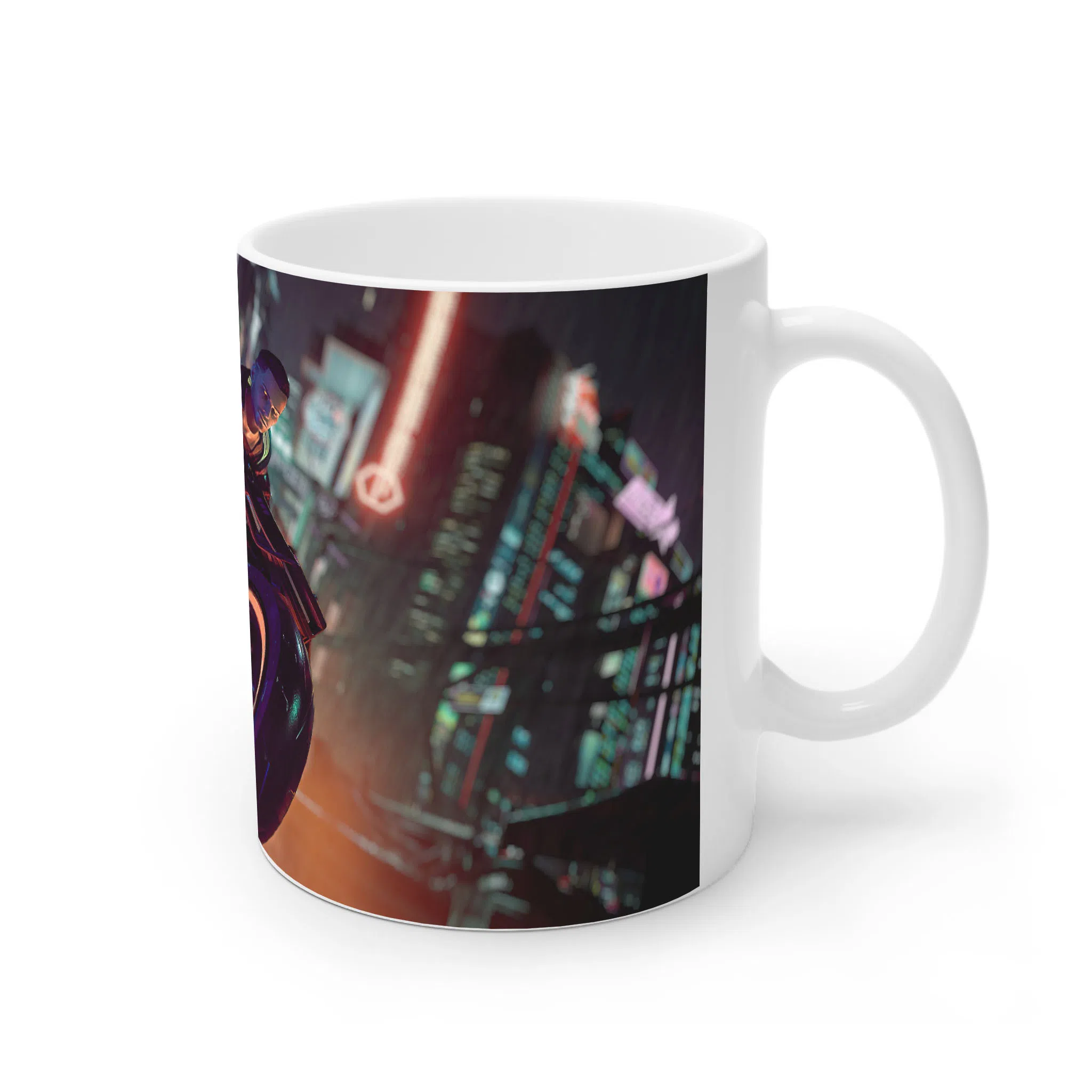ماگ لیمینات طرح بازی سایبرپانک Cyberpunk 2077 Game کد NM6795 — تصویر 4