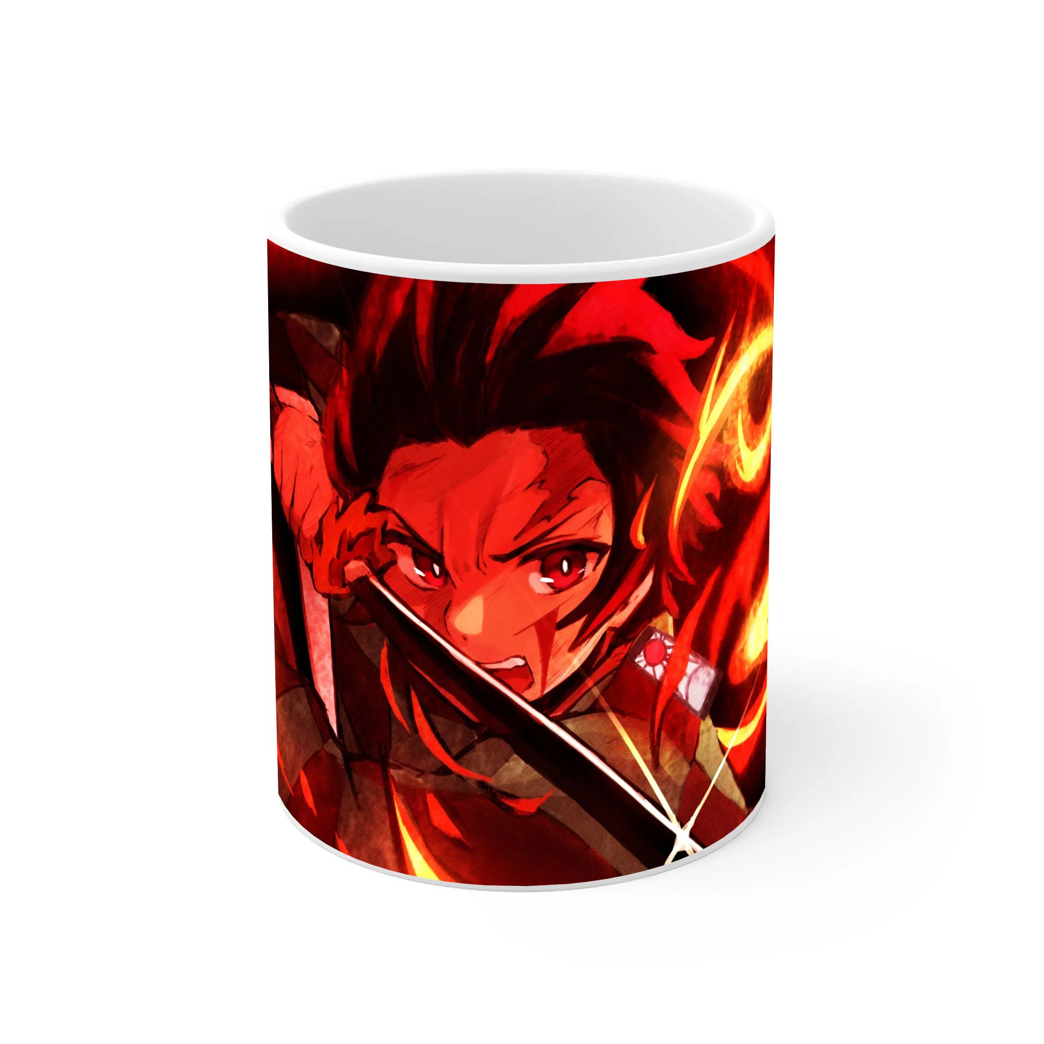 ماگ لیمینات طرح انیمه شیطان کش تانجیرو Tanjiro Kimetsu no Yaiba Demon Slayer کد NM0679