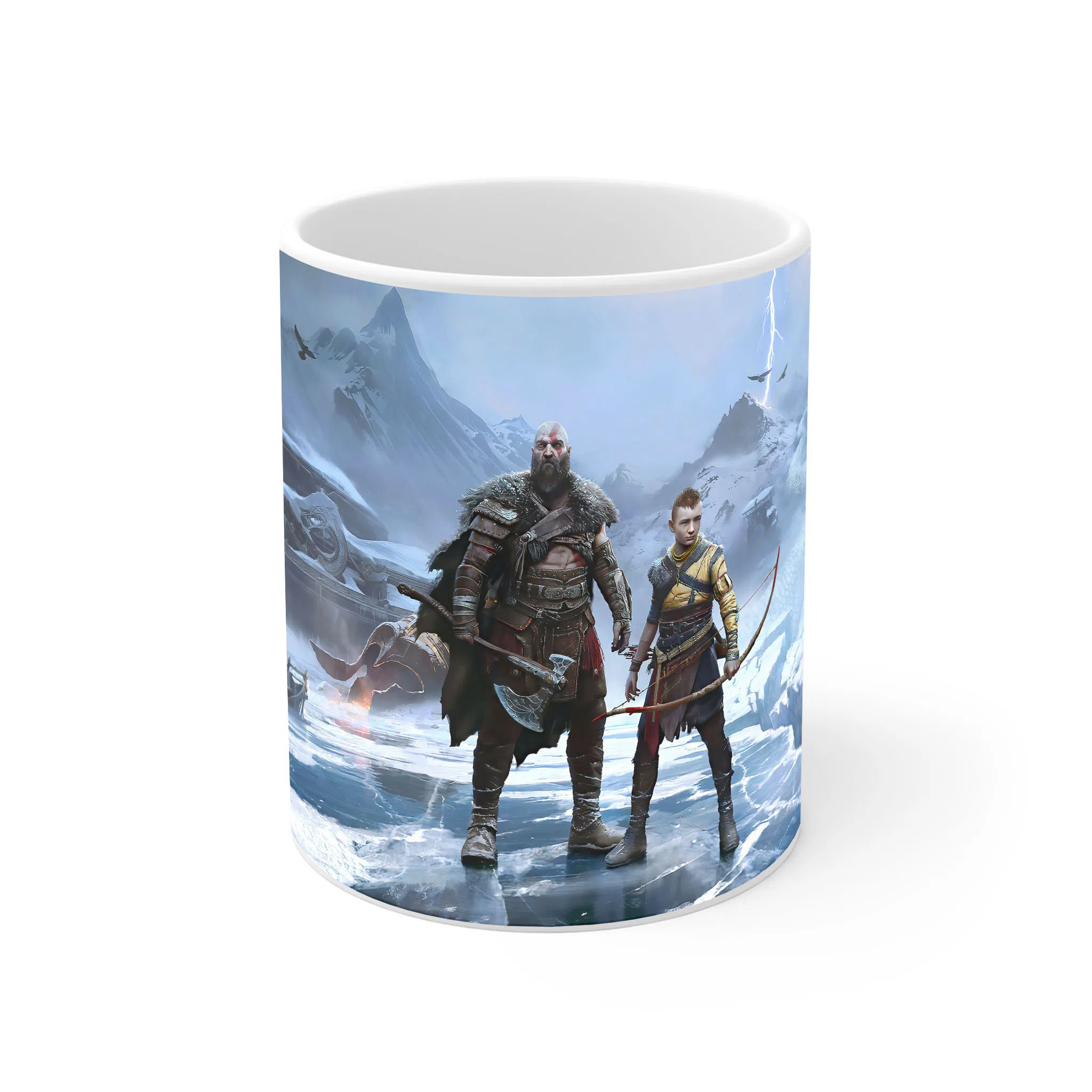 ماگ لیمینات طرح بازی خدای جنگ گاد آف وار God of War Kratos Game کد NM7774