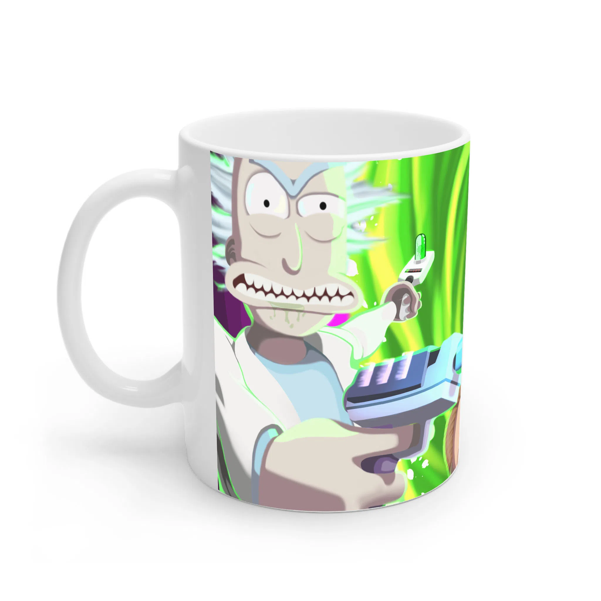 ماگ لیمینات طرح سریال ریک و مورتی Rick and Morty کد NM4894 — تصویر 2