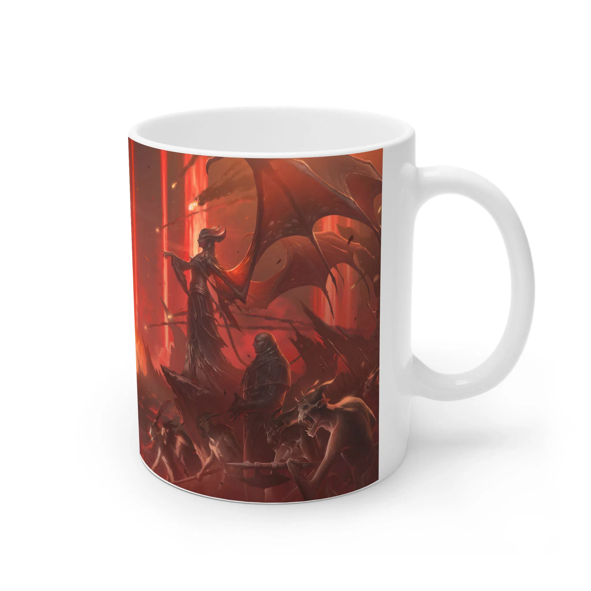 ماگ لیمینات طرح بازی دیابلو Diablo Game نبرد خیر و شر کد NM7002 — تصویر 2
