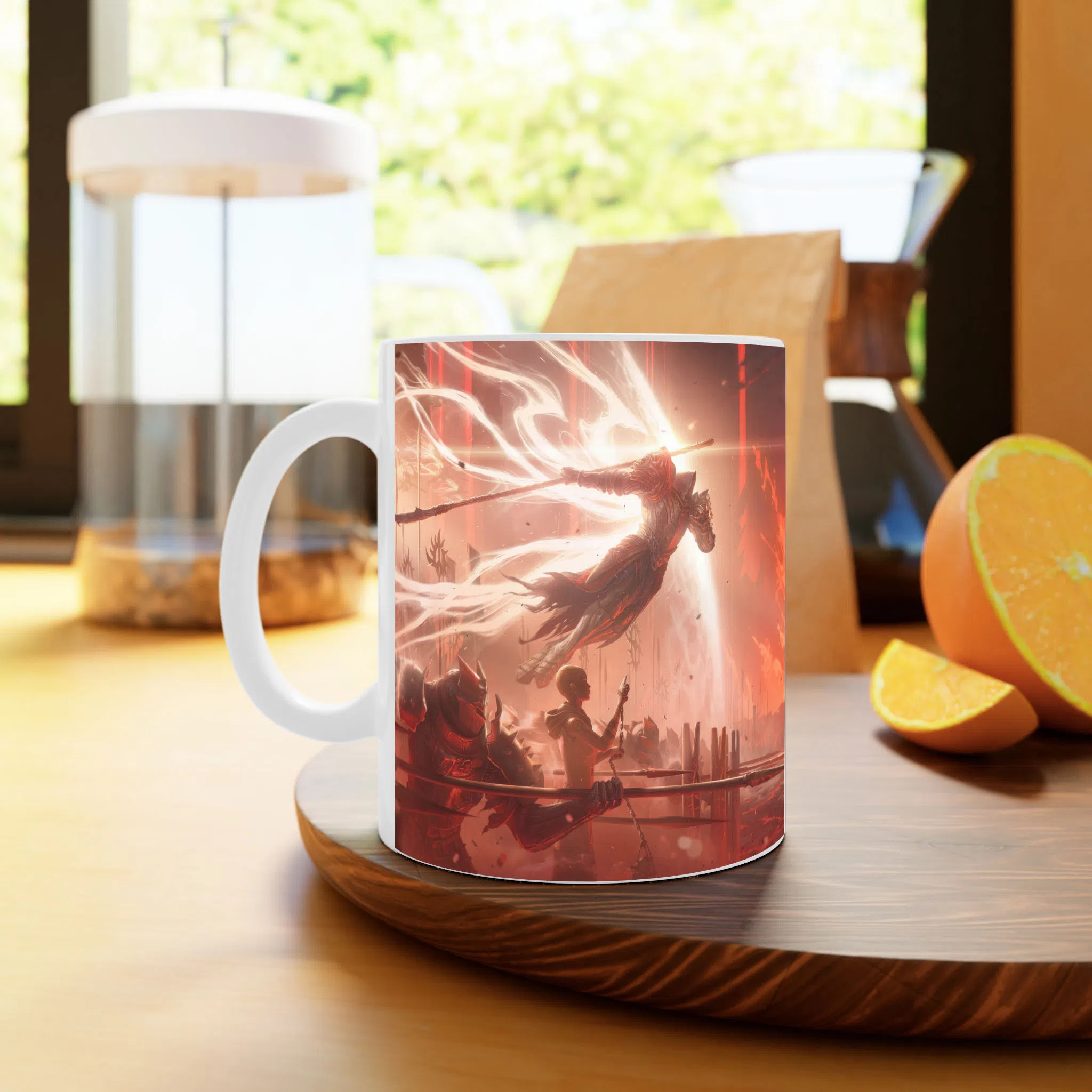 ماگ لیمینات طرح بازی دیابلو Diablo Game نبرد خیر و شر کد NM7002 — تصویر 4