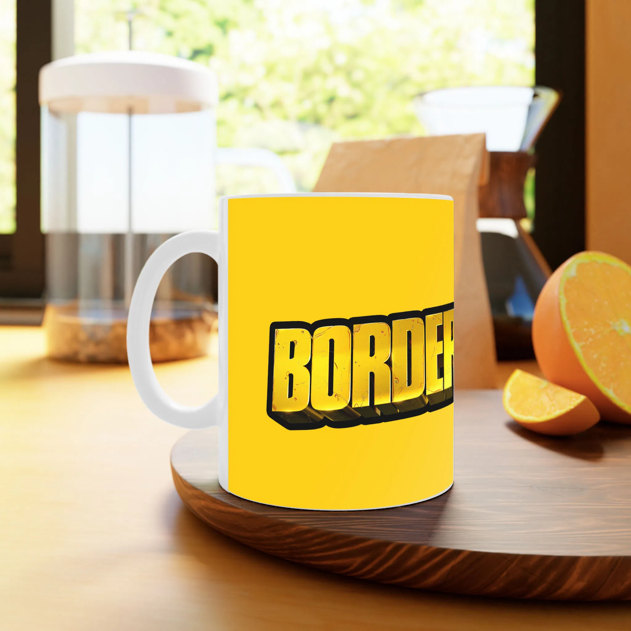 ماگ لیمینات طرح بازی بوردرلند Borderlands Game کد NM6273 — تصویر 3