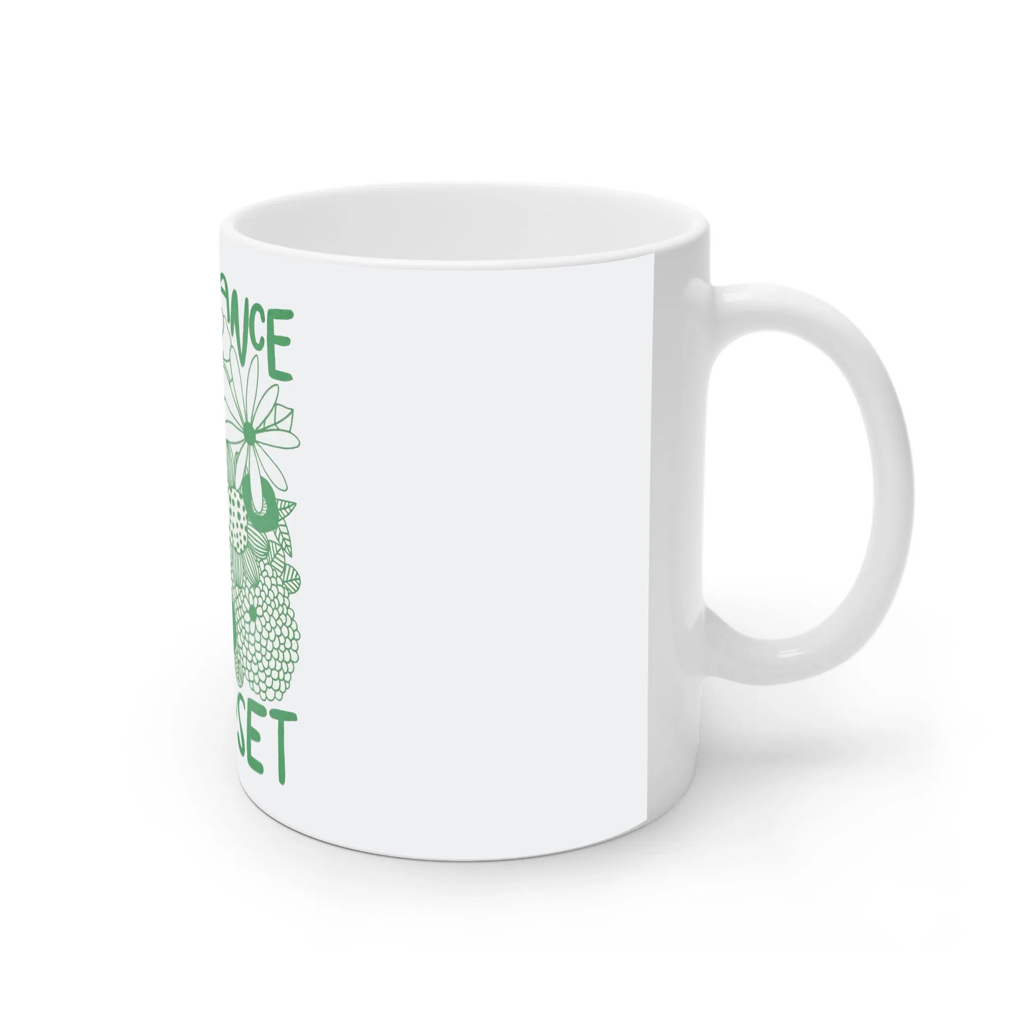 ماگ لیمینات طرح گل کارت پستالی کد NM15351 — تصویر 2