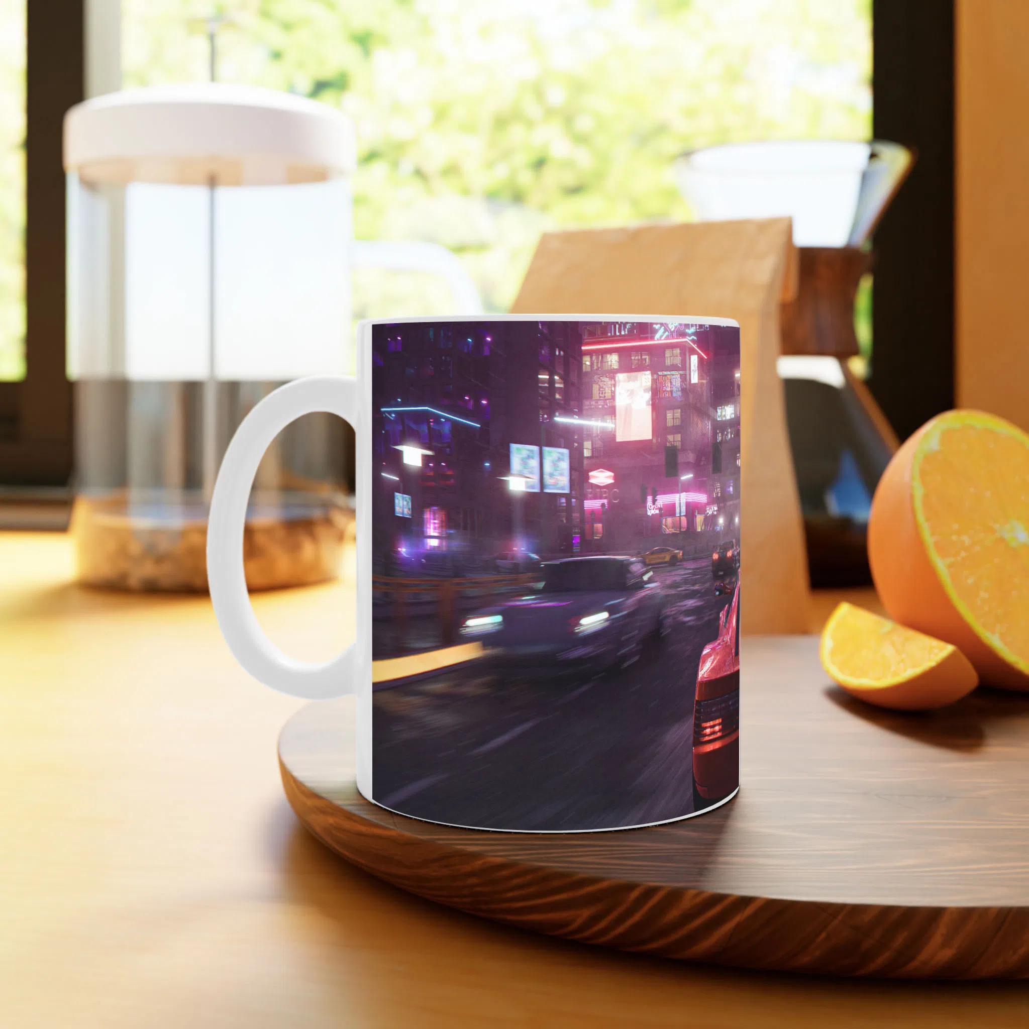 ماگ لیمینات طرح بازی سایبرپانک Cyberpunk 2077 Game کد NM6741 — تصویر 3