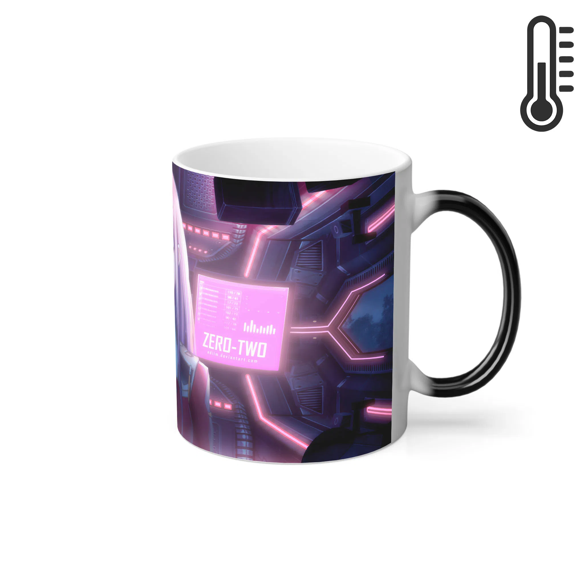 ماگ حرارتی لیمینات طرح انیمه Darling in the Franxx کد NM0601 — تصویر 2