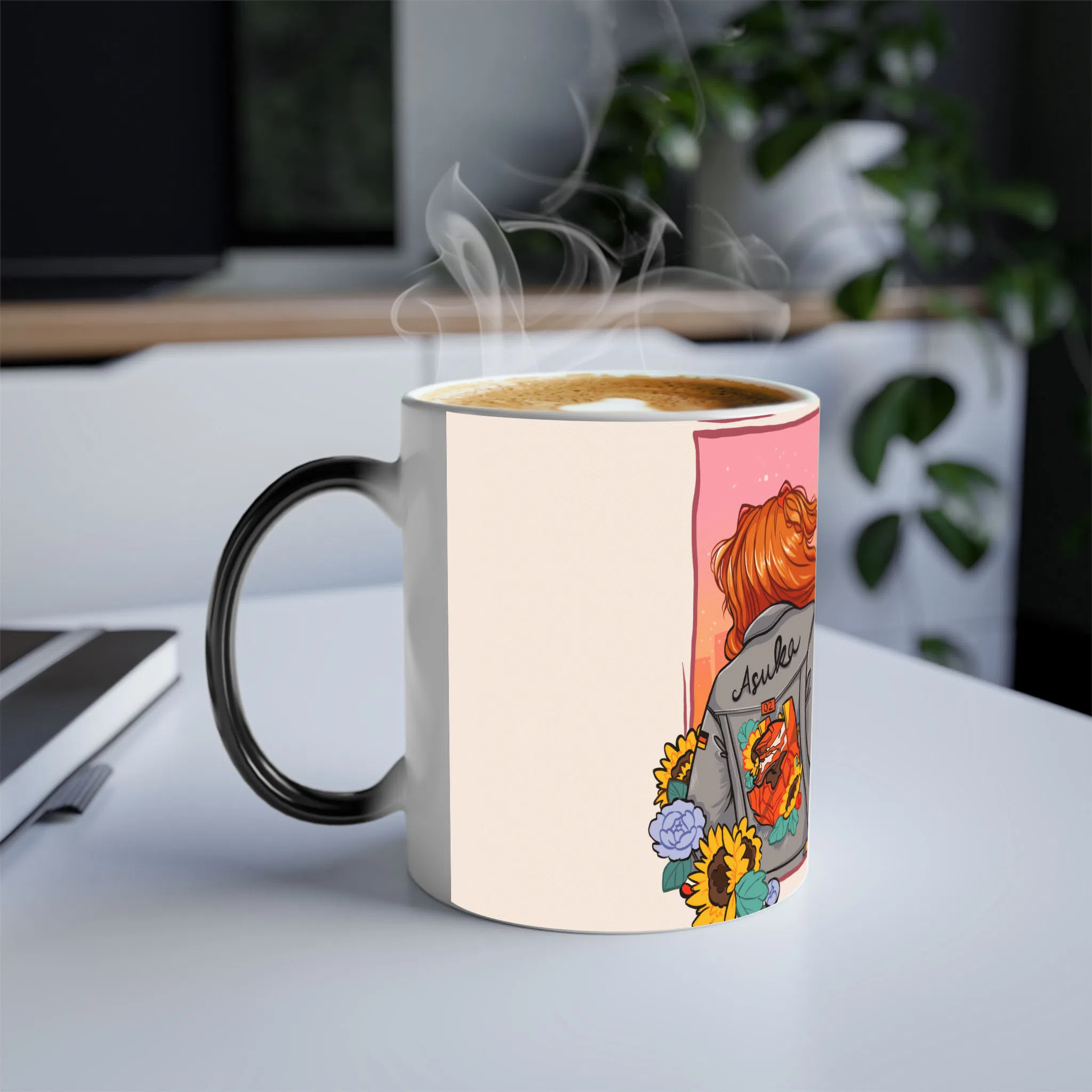 ماگ حرارتی لیمینات طرح انیمه Evangelion کد NM0782 — تصویر 3