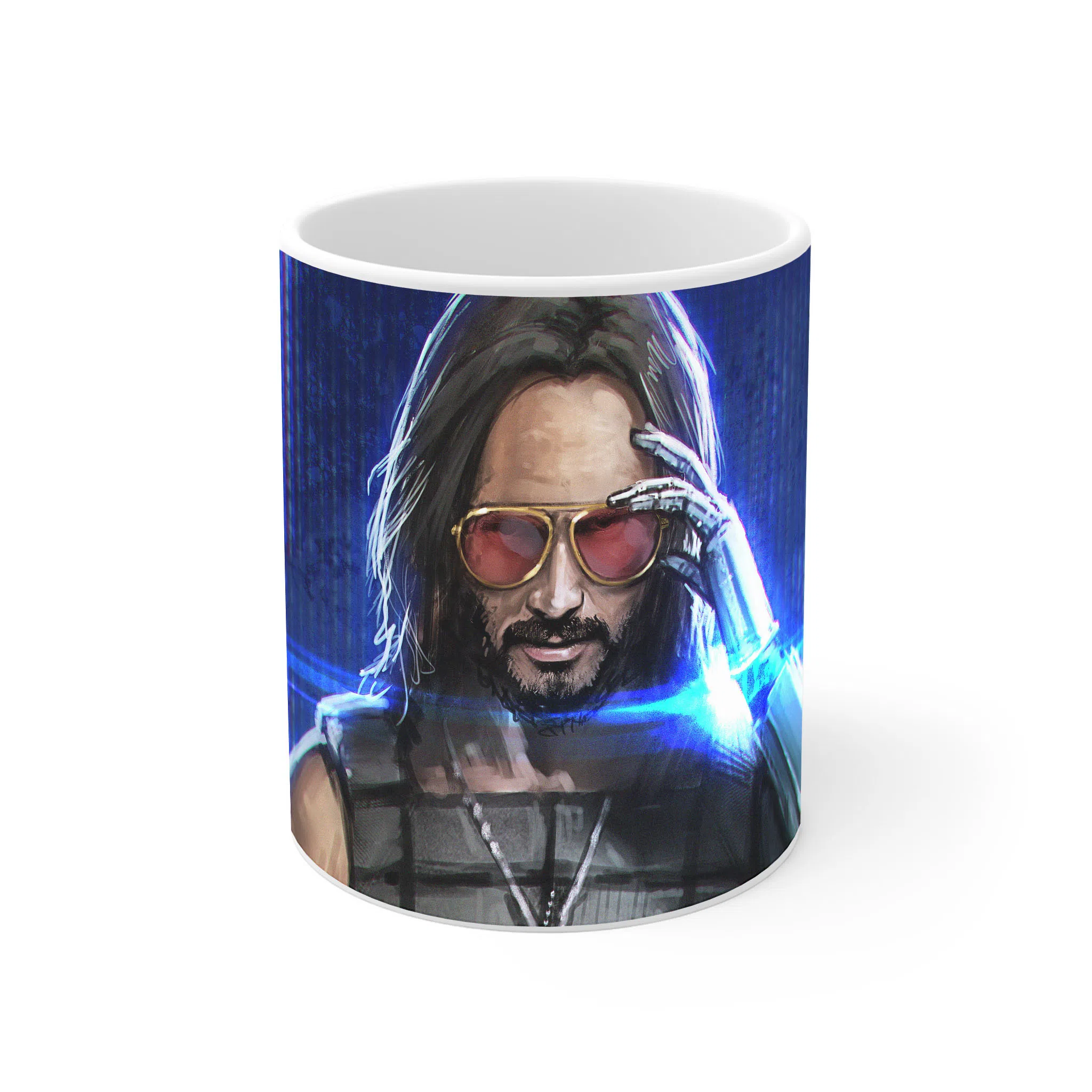 ماگ لیمینات طرح بازی سایبرپانک Cyberpunk 2077 Game کد NM6630 — تصویر 2