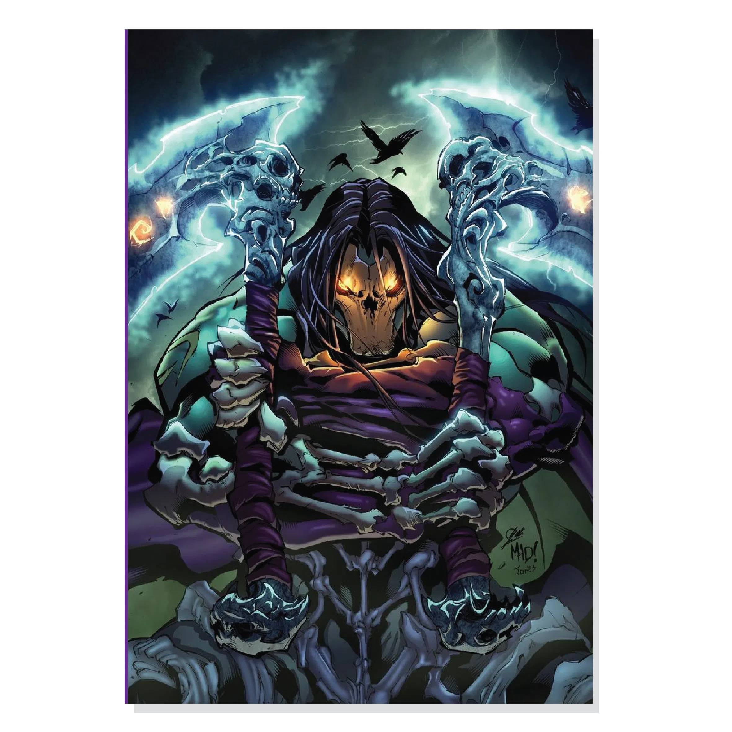 پوستر طرح گیمینگ Darksiders Death Horsman مدل M0319