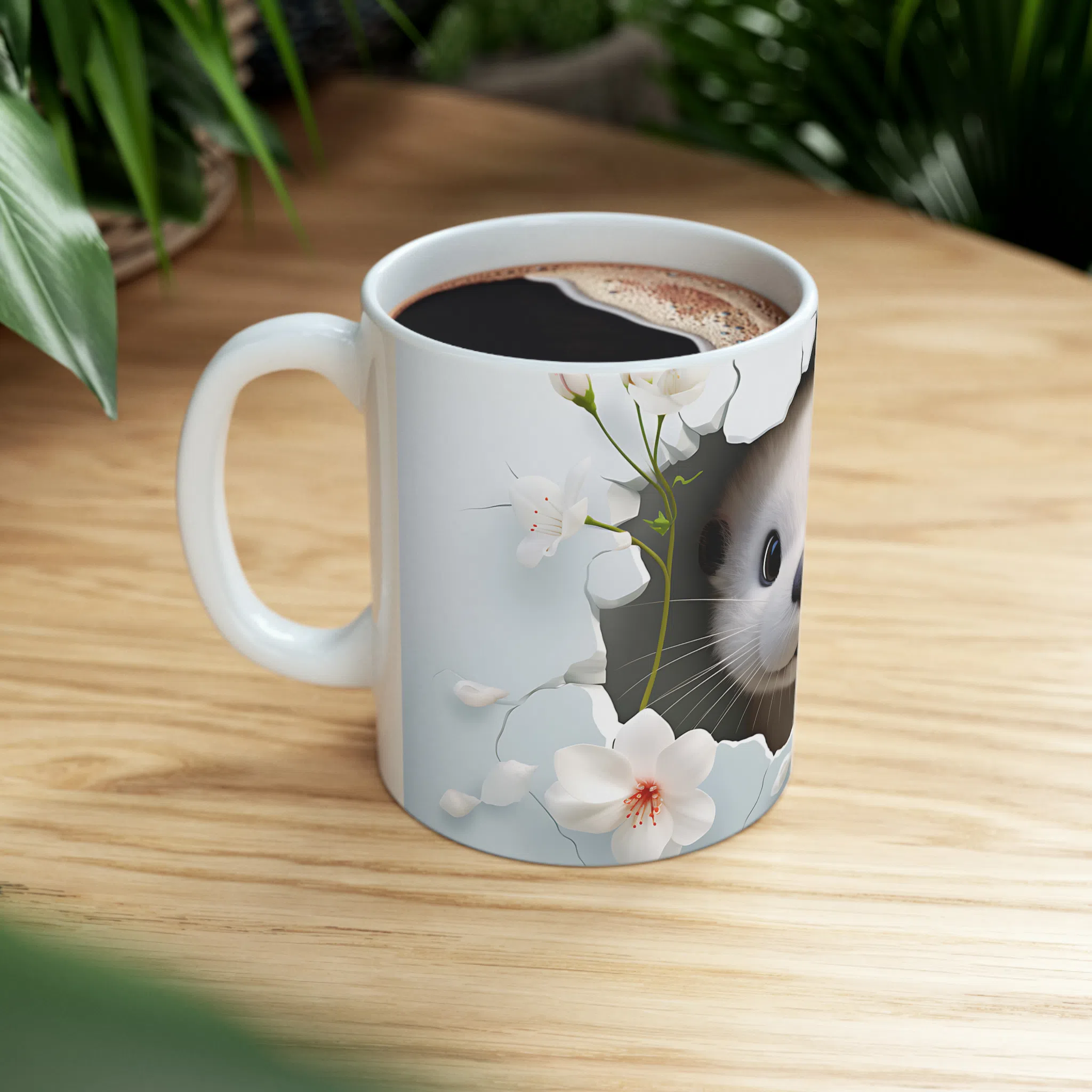 ماگ طرح سه بعدی سمور بانمک مدل NM3059 — تصویر 2