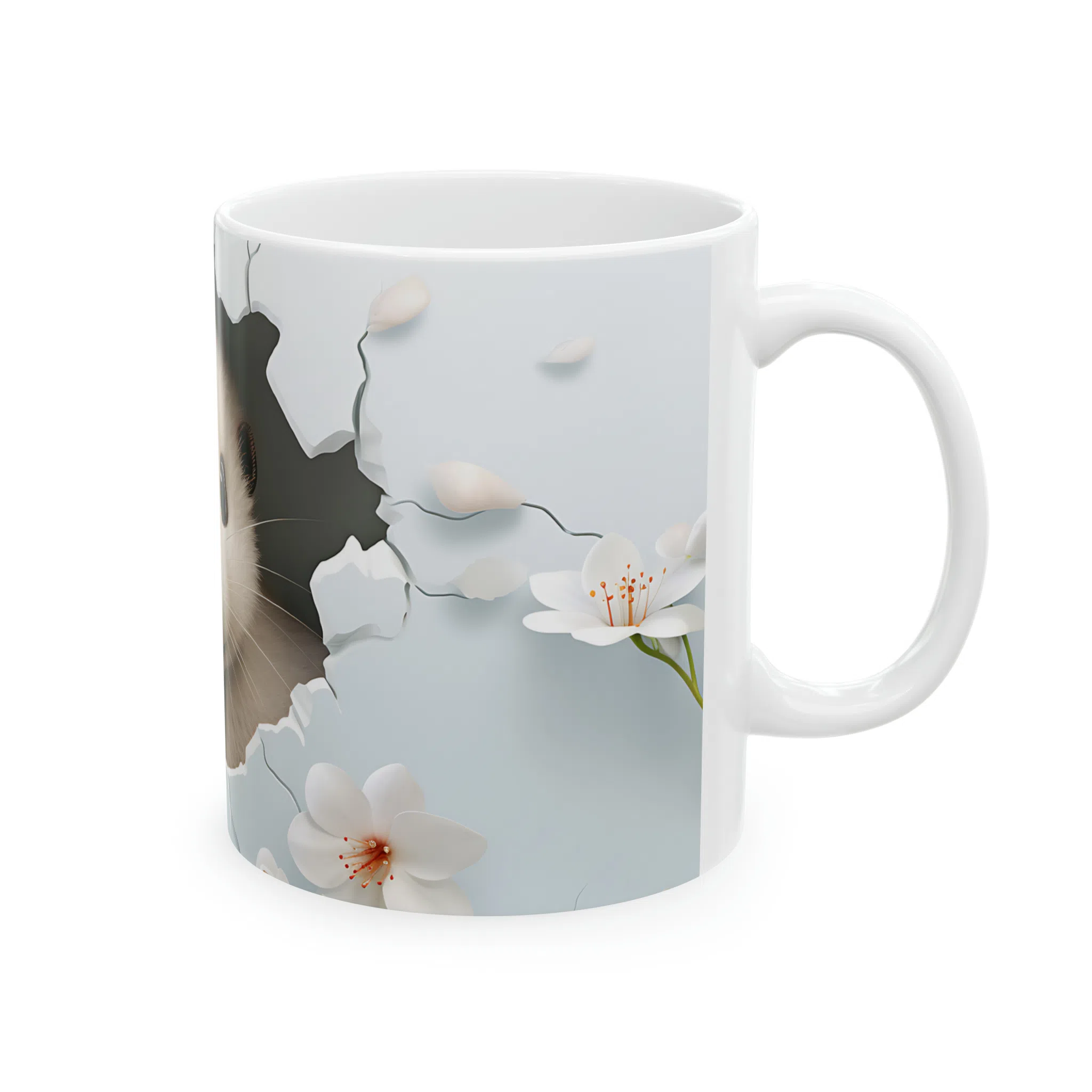 ماگ طرح سه بعدی سمور بانمک مدل NM3059 — تصویر 5