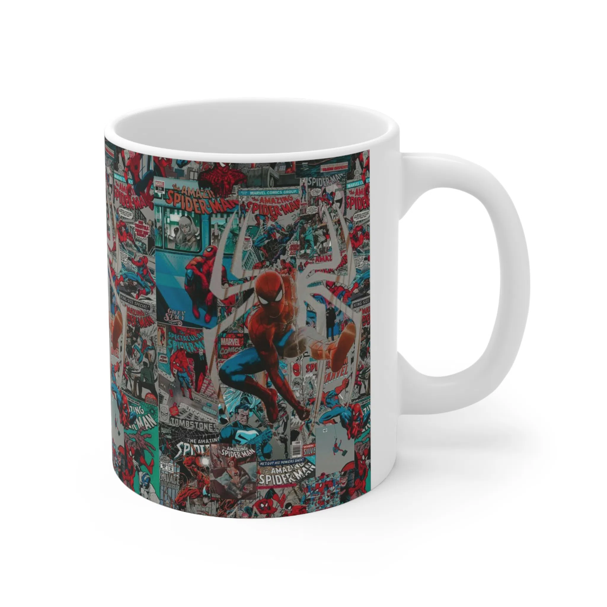 ماگ طرح اسپایدرمن مرد عنکبوتی Spider Man مدل NM1346 — تصویر 2