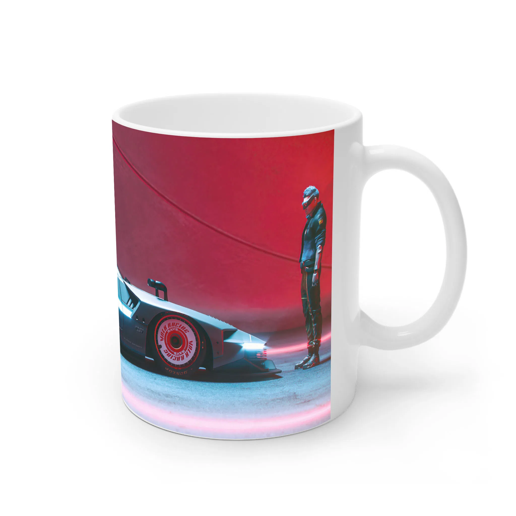ماگ لیمینات طرح بازی سایبرپانک Cyberpunk 2077 Game کد NM6756 — تصویر 4