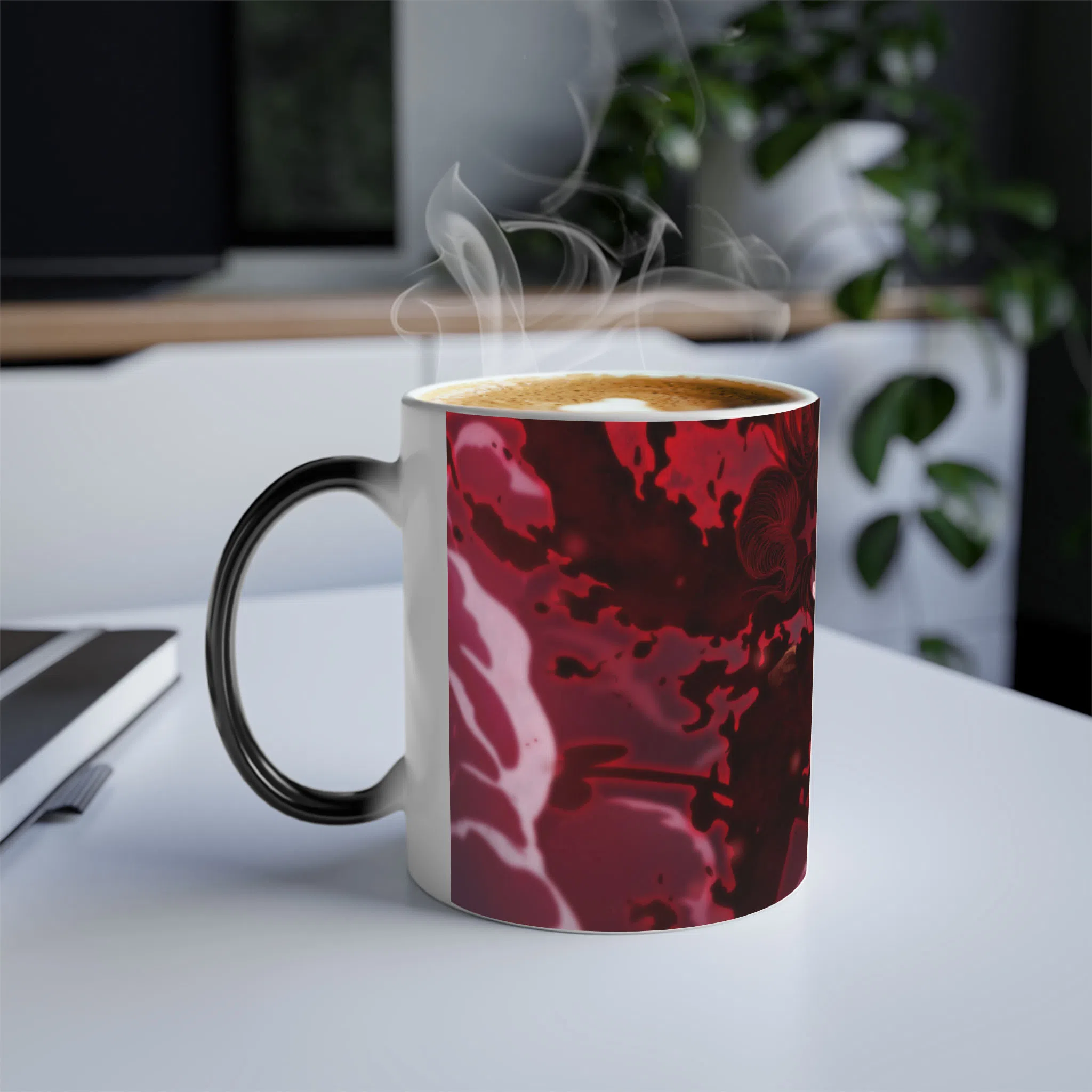 ماگ حرارتی لیمینات طرح انیمه شبدر سیاه Black Clover کد NM0520 — تصویر 3