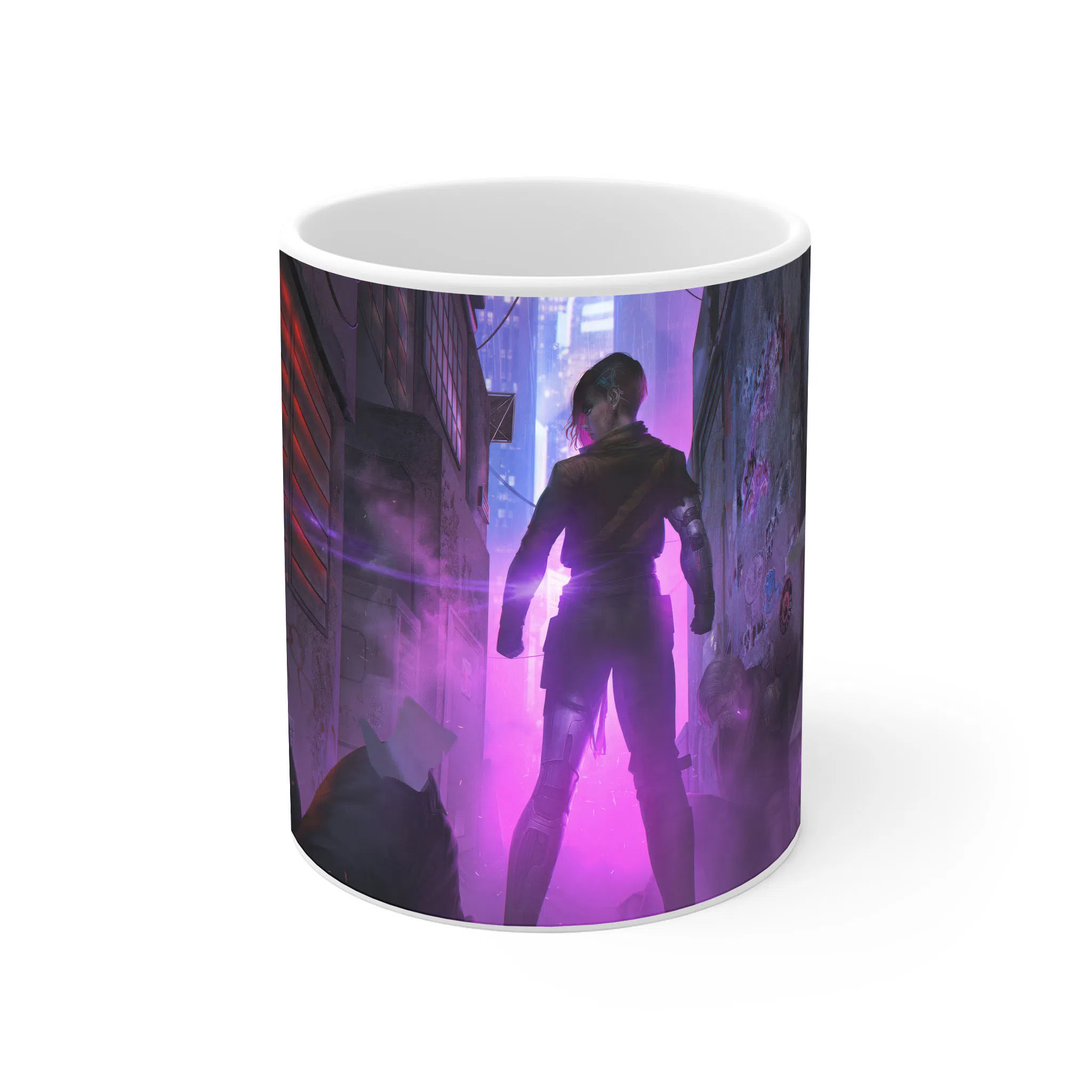 ماگ لیمینات طرح بازی سایبرپانک Cyberpunk 2077 Game کد NM6576 — تصویر 2