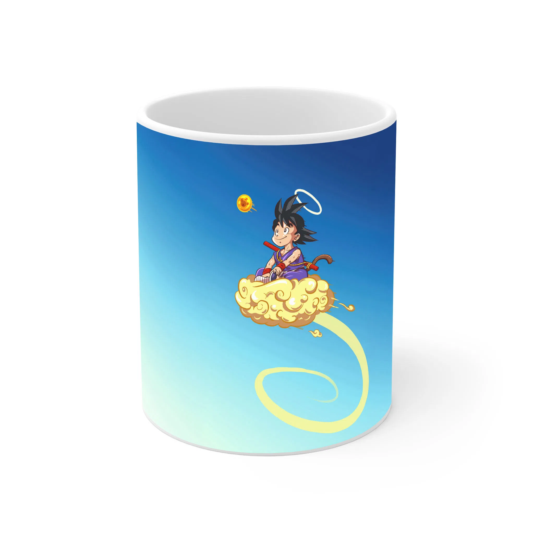 ماگ لیمینات طرح Little Goku Fly Away کد NM15138