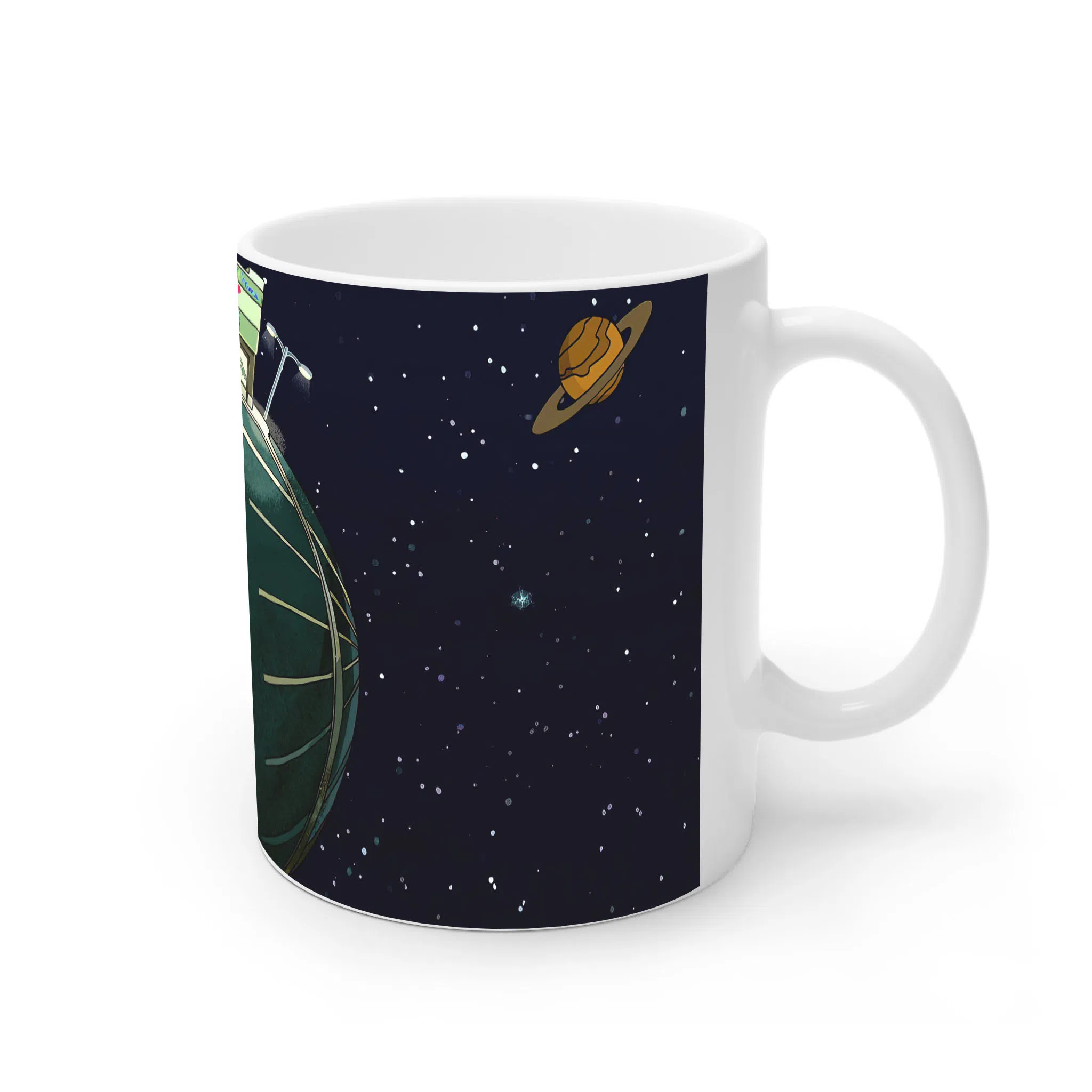 ماگ لیمینات طرح سریال ریک و مورتی Rick and Morty کد NM4914 — تصویر 2