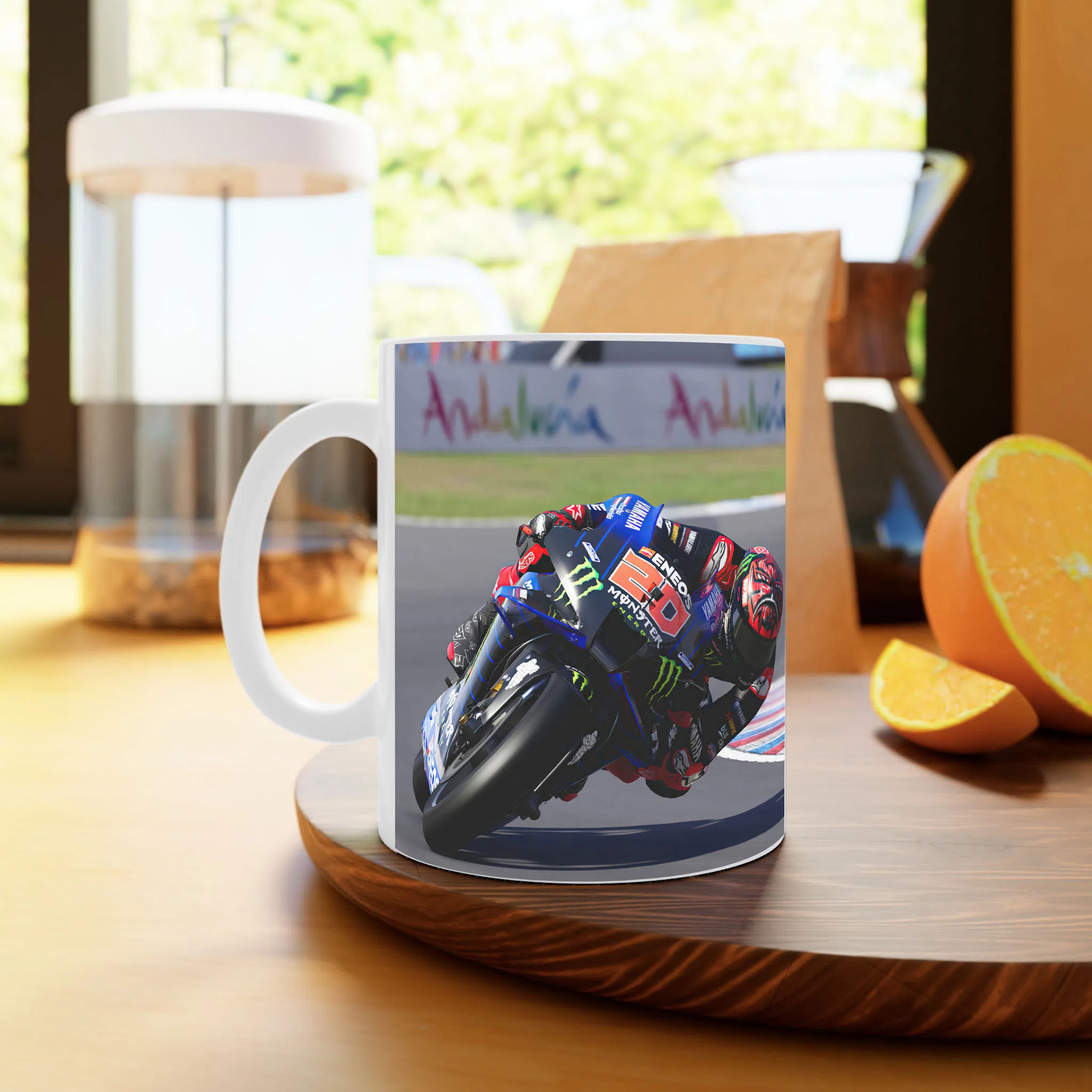 ماگ لیمینات طرح بازی MotoGP Game کد NM8549 — تصویر 3