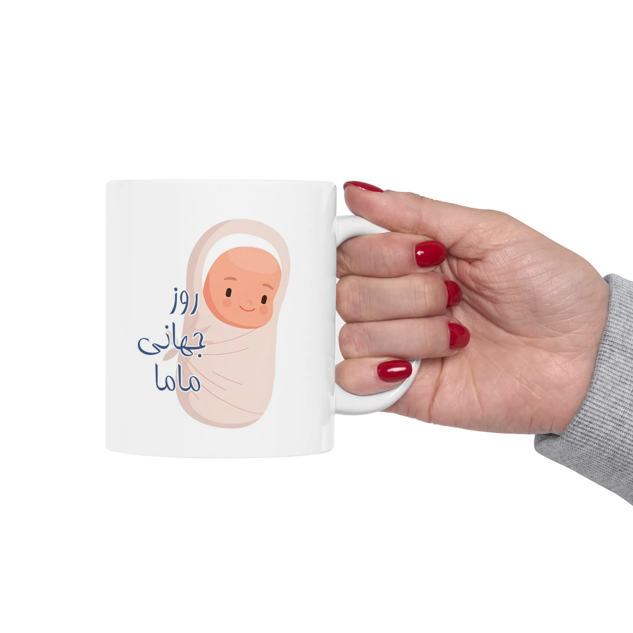 ماگ طرح روز ماما مدل NM3334 — تصویر 6