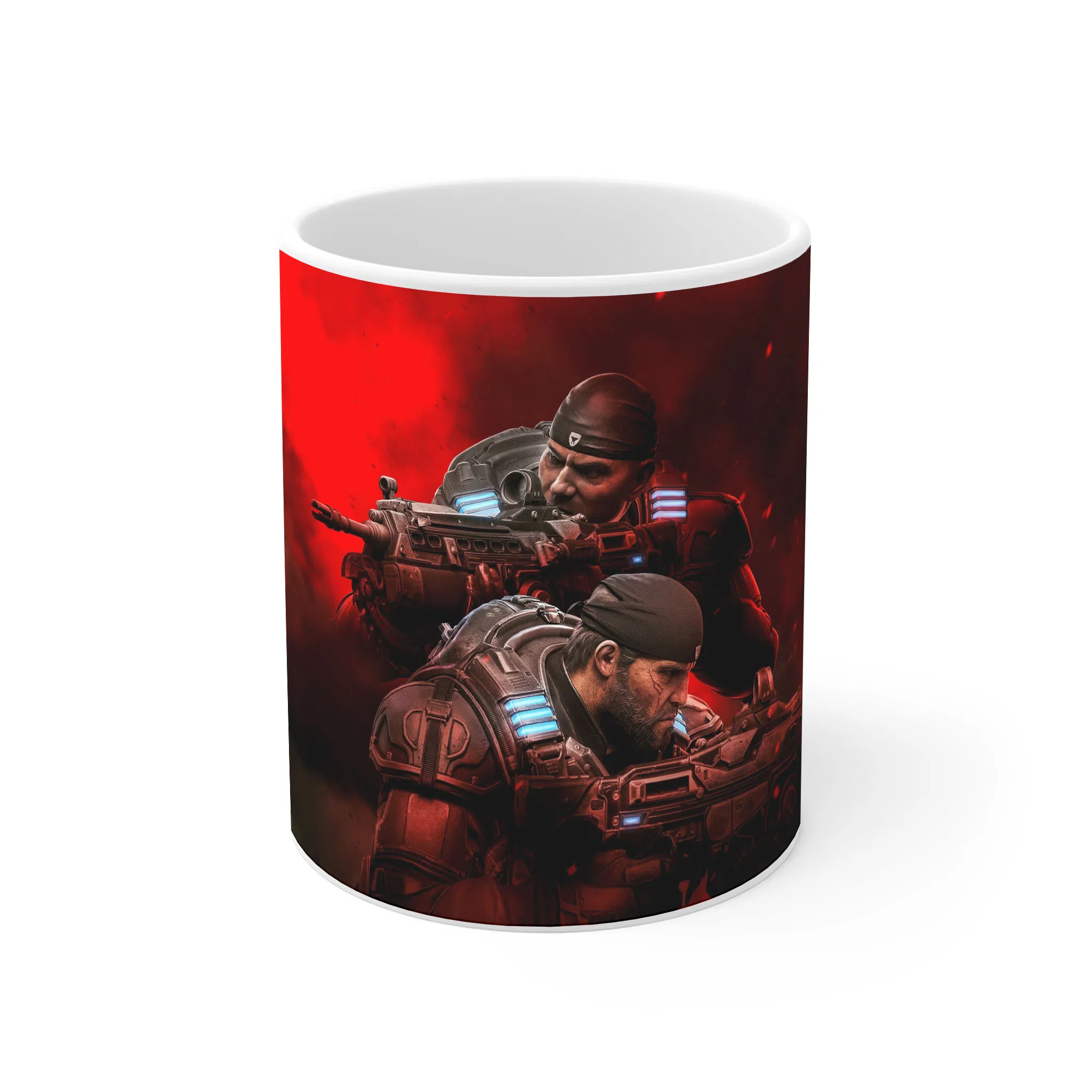 ماگ لیمینات طرح بازی Gears of War Game کد NM7662 — تصویر 3