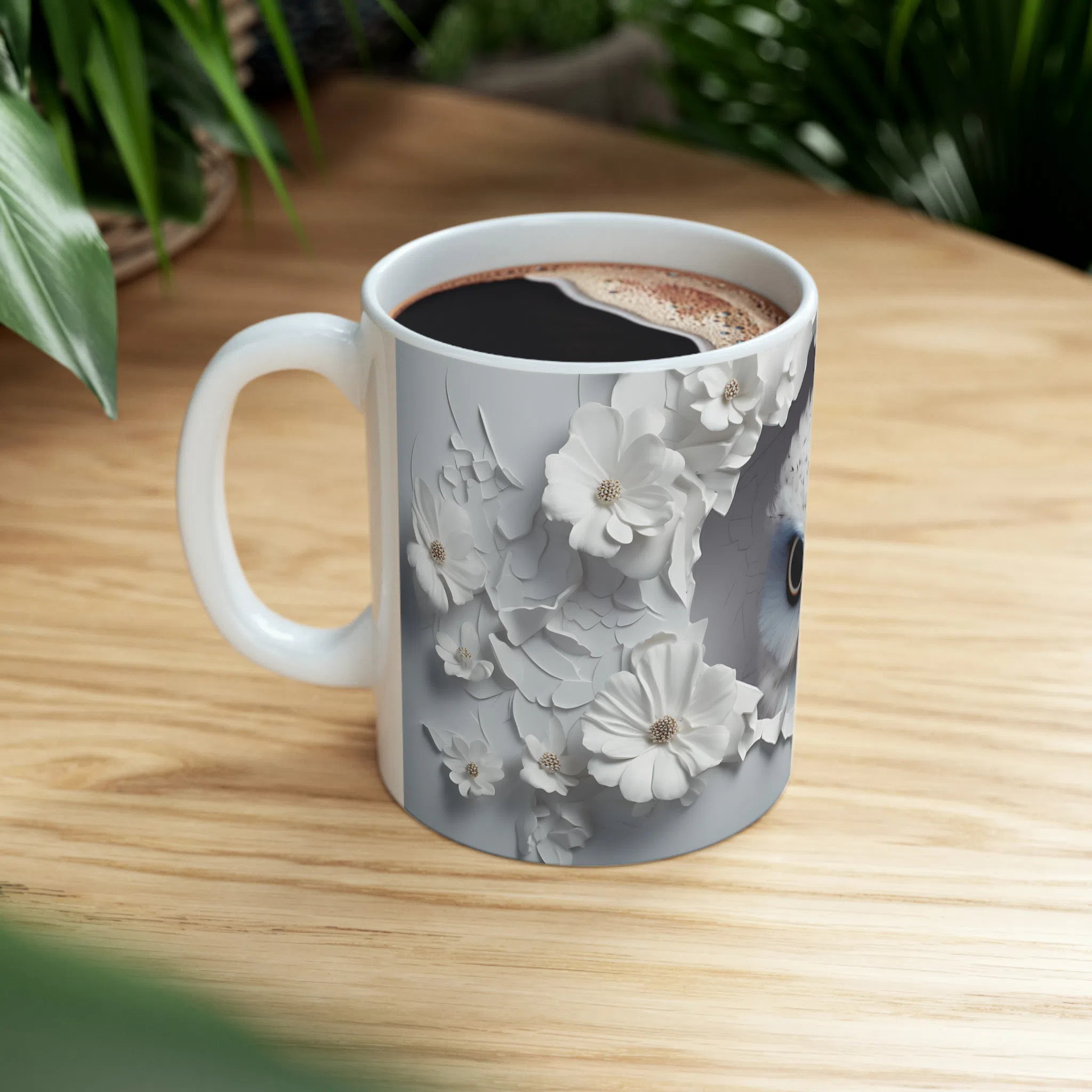 ماگ طرح سه بعدی حیوانات جغد owl مدل NM3196 — تصویر 4