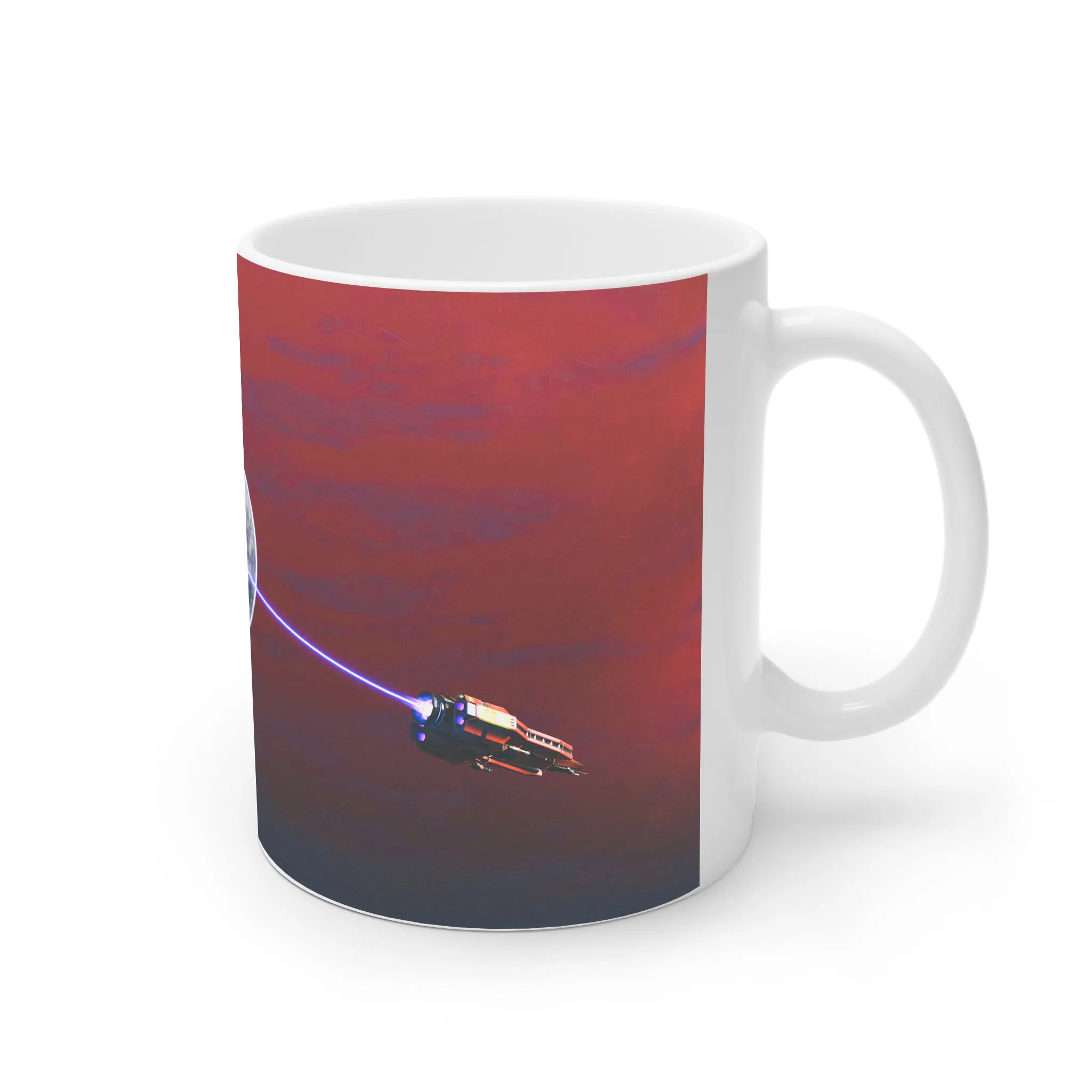 ماگ لیمینات طرح No Mans Sky Game کد NM8729 — تصویر 2