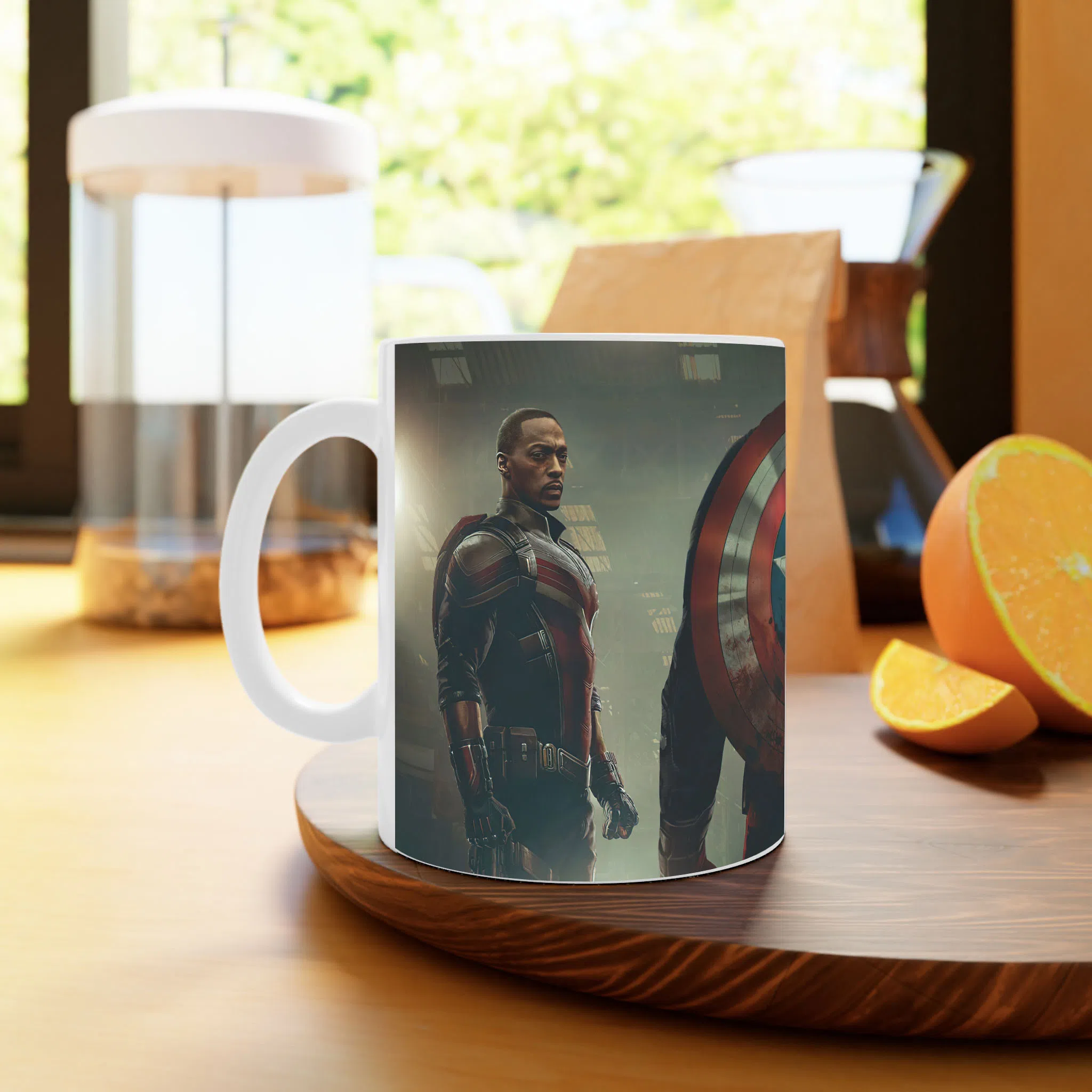 ماگ لیمینات طرح سریال فالکون و سرباز زمستان The Falcon and the Winter Soldier کد NM5303 — تصویر 4