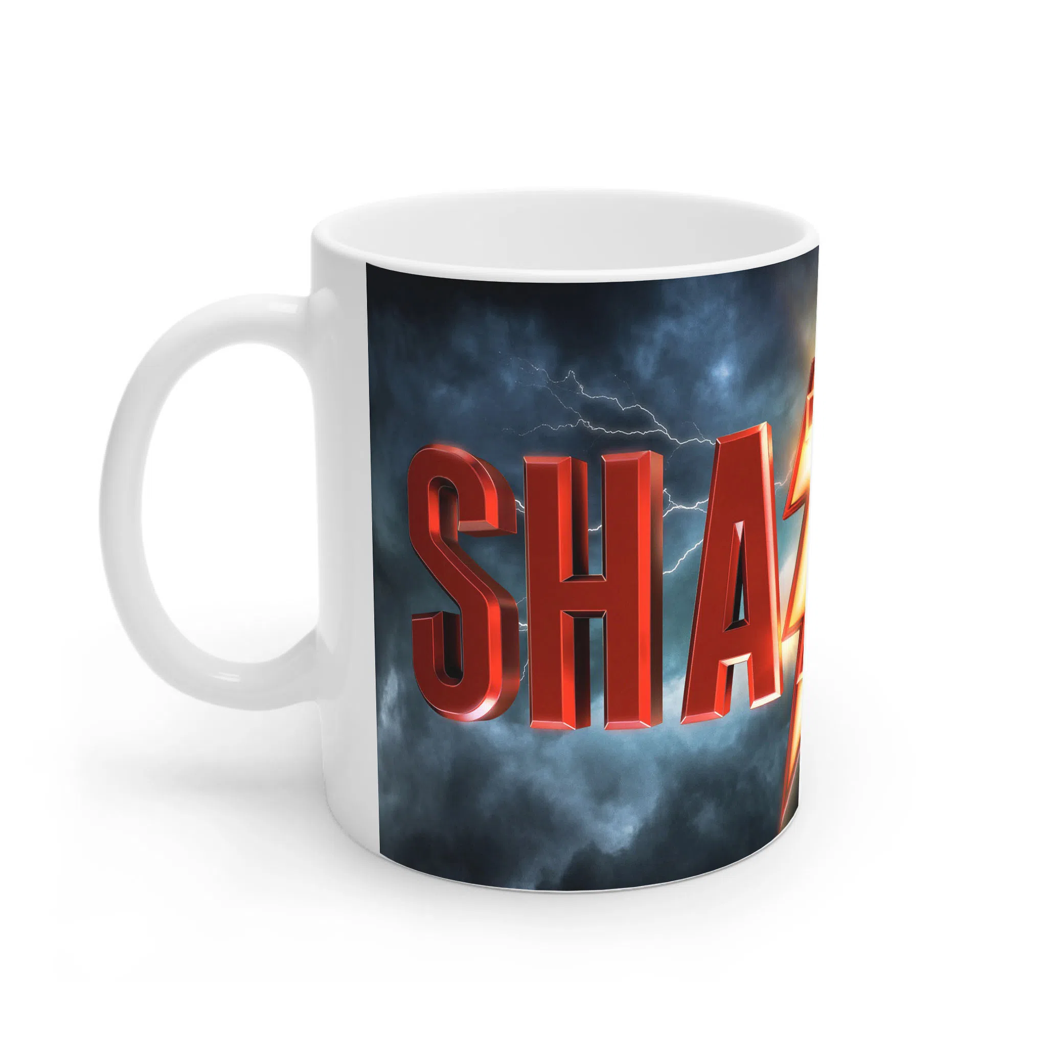 ماگ لیمینات طرح فیلم شزم Shazam کد NM12254 — تصویر 2