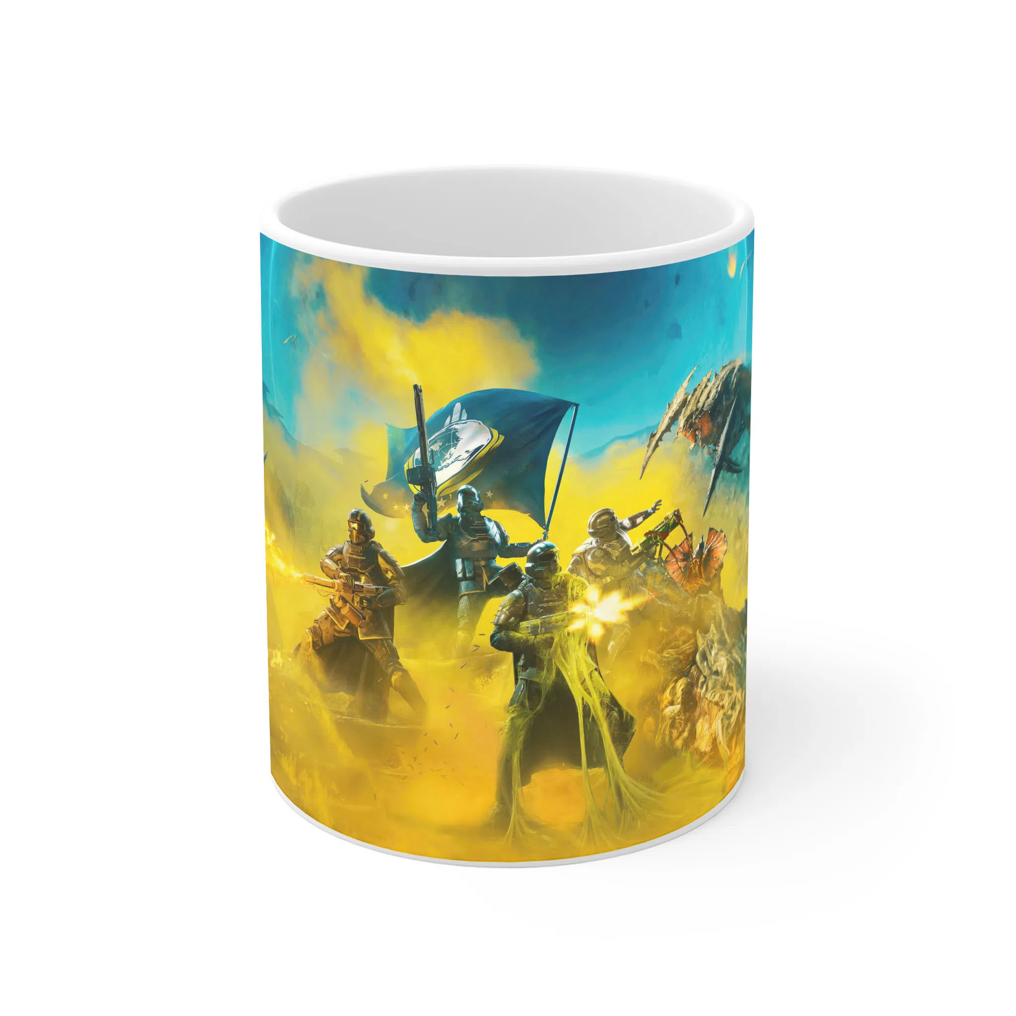 ماگ لیمینات طرح بازی HELLDIVERS Game کد NM8081
