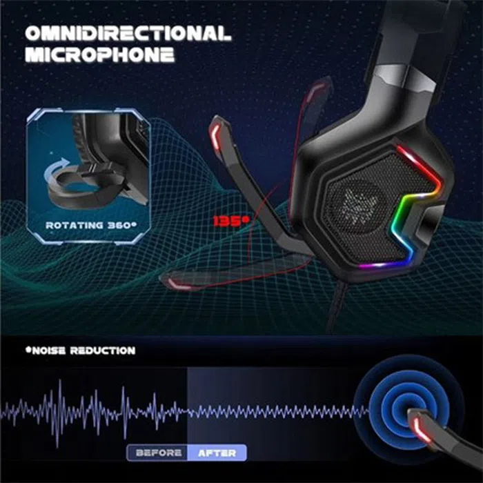 هدست مخصوص بازی اونیکوما مدل K10 Professional — تصویر 6