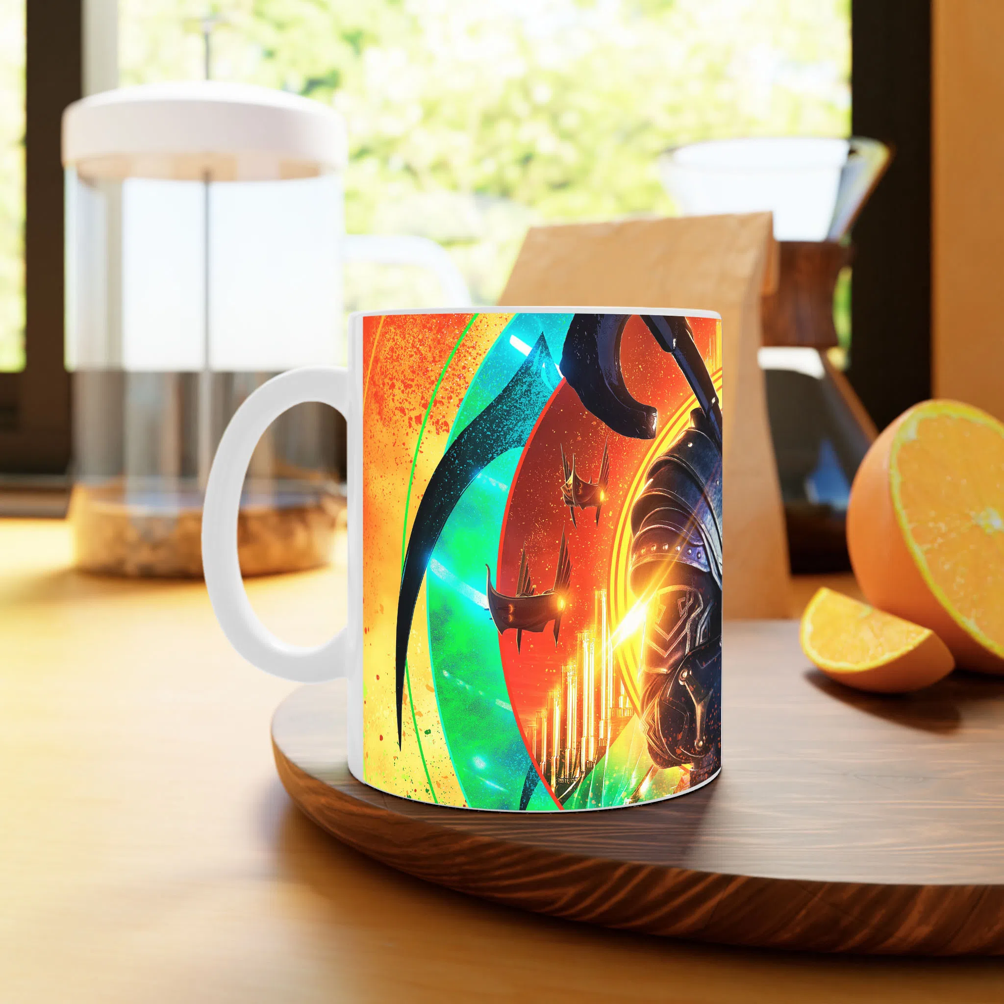 ماگ لیمینات طرح فیلم ثور رگناروک Thor Ragnarok کد NM13115 — تصویر 3