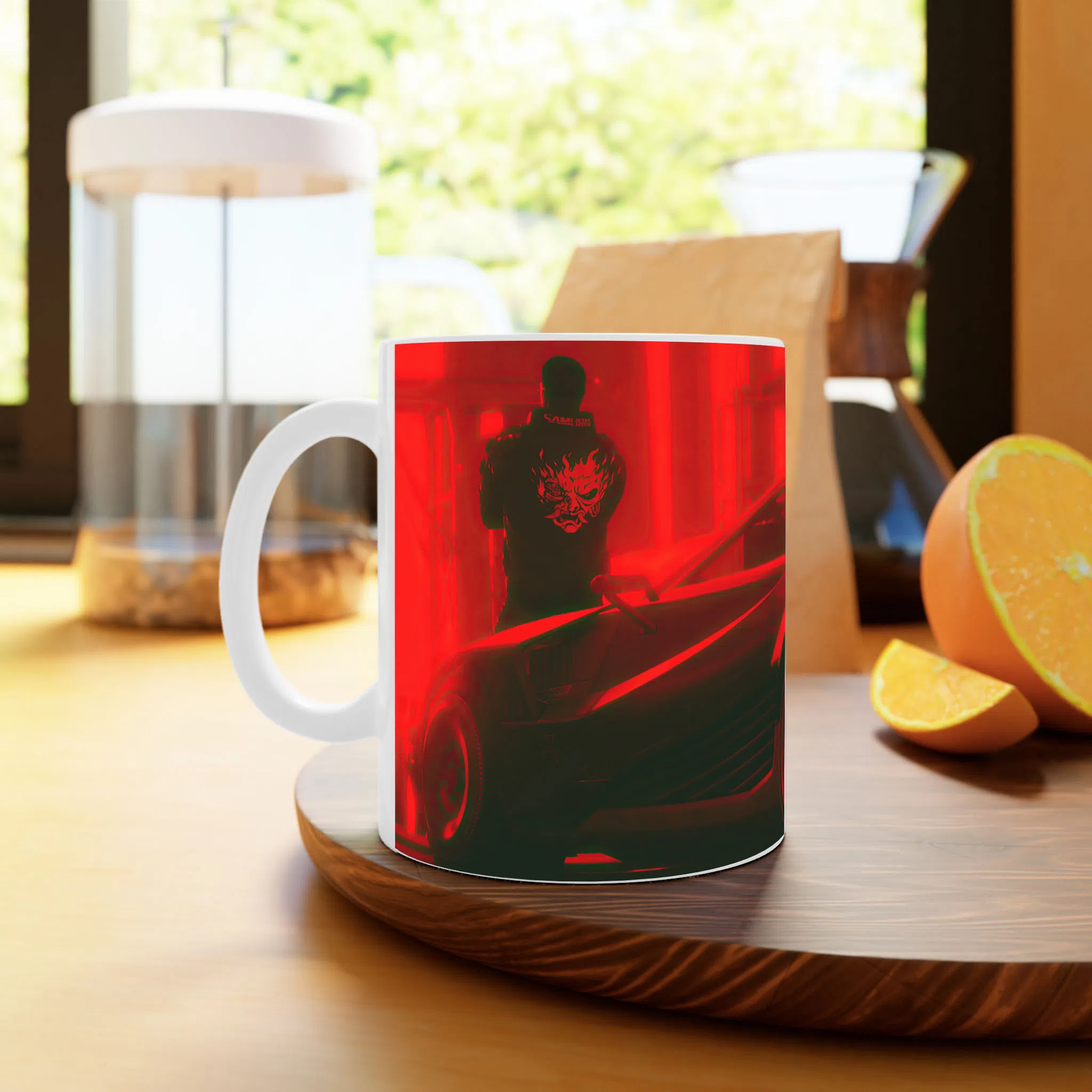ماگ لیمینات طرح بازی سایبرپانک Cyberpunk 2077 Game کد NM6675 — تصویر 4