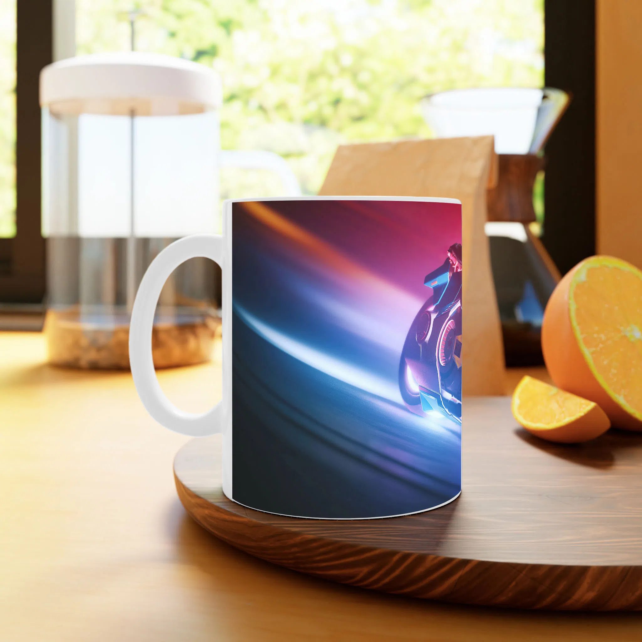 ماگ لیمینات طرح بازی سایبرپانک Cyberpunk 2077 Game کد NM6647 — تصویر 2