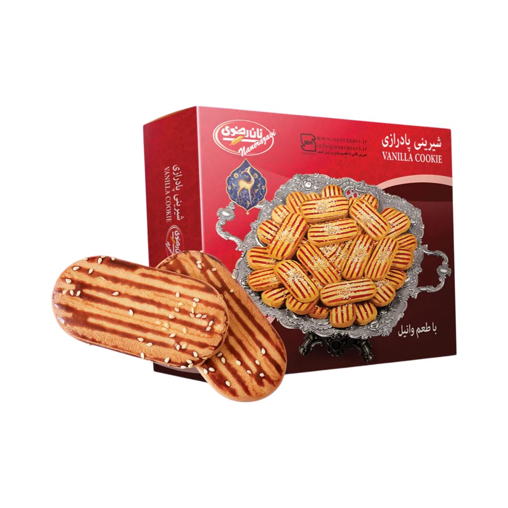 شیرینی پادرازی وانیلی نان رضوی 700 گرم