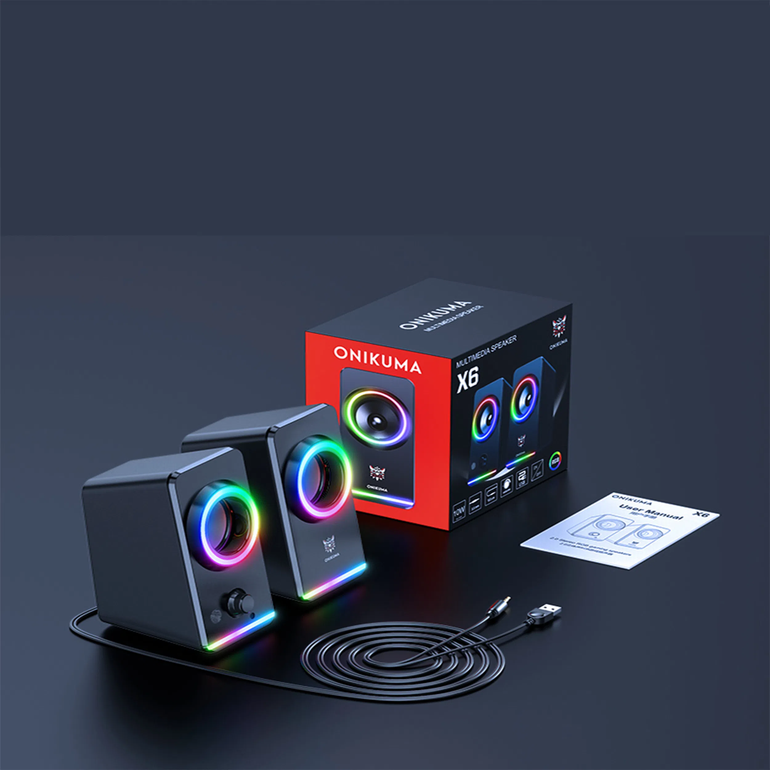 اسپیکر دسکتاپ اونیکوما مدل X6 — تصویر 5