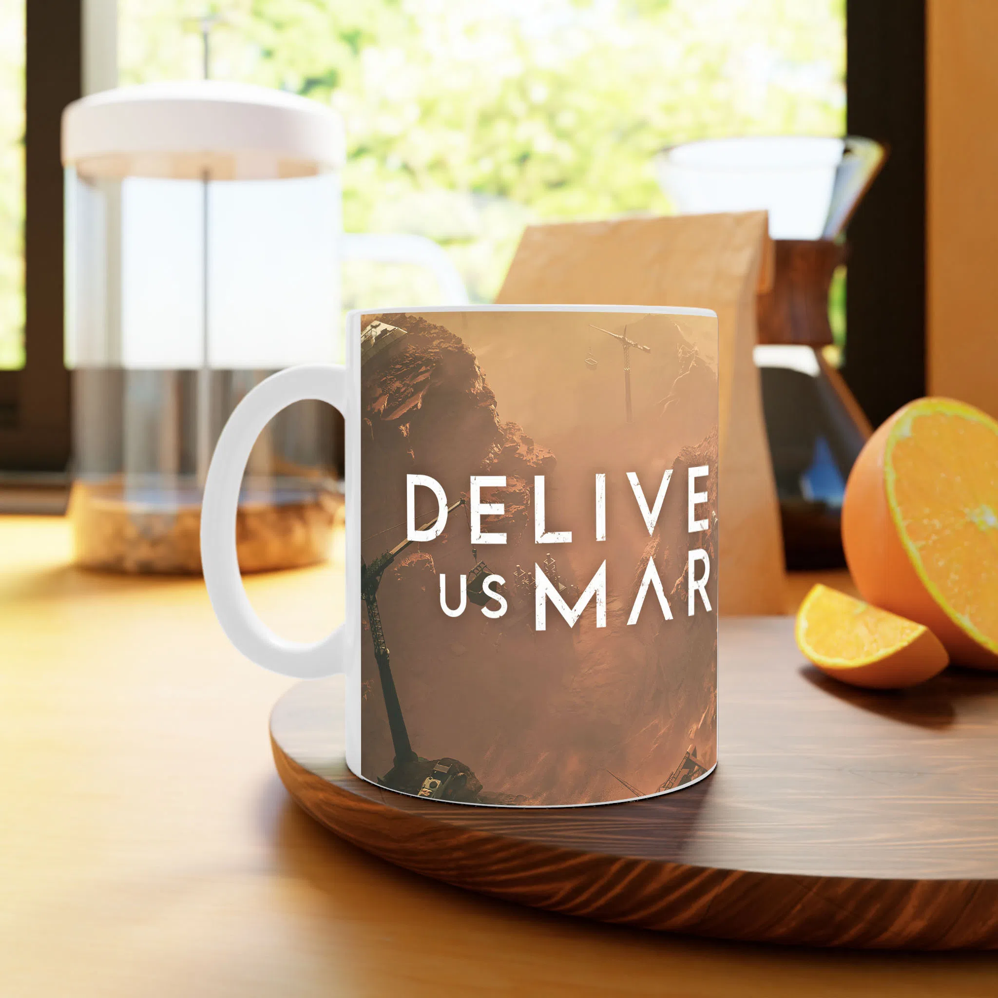 ماگ لیمینات طرح بازی Deliver Us Mars Game کد NM6865 — تصویر 2