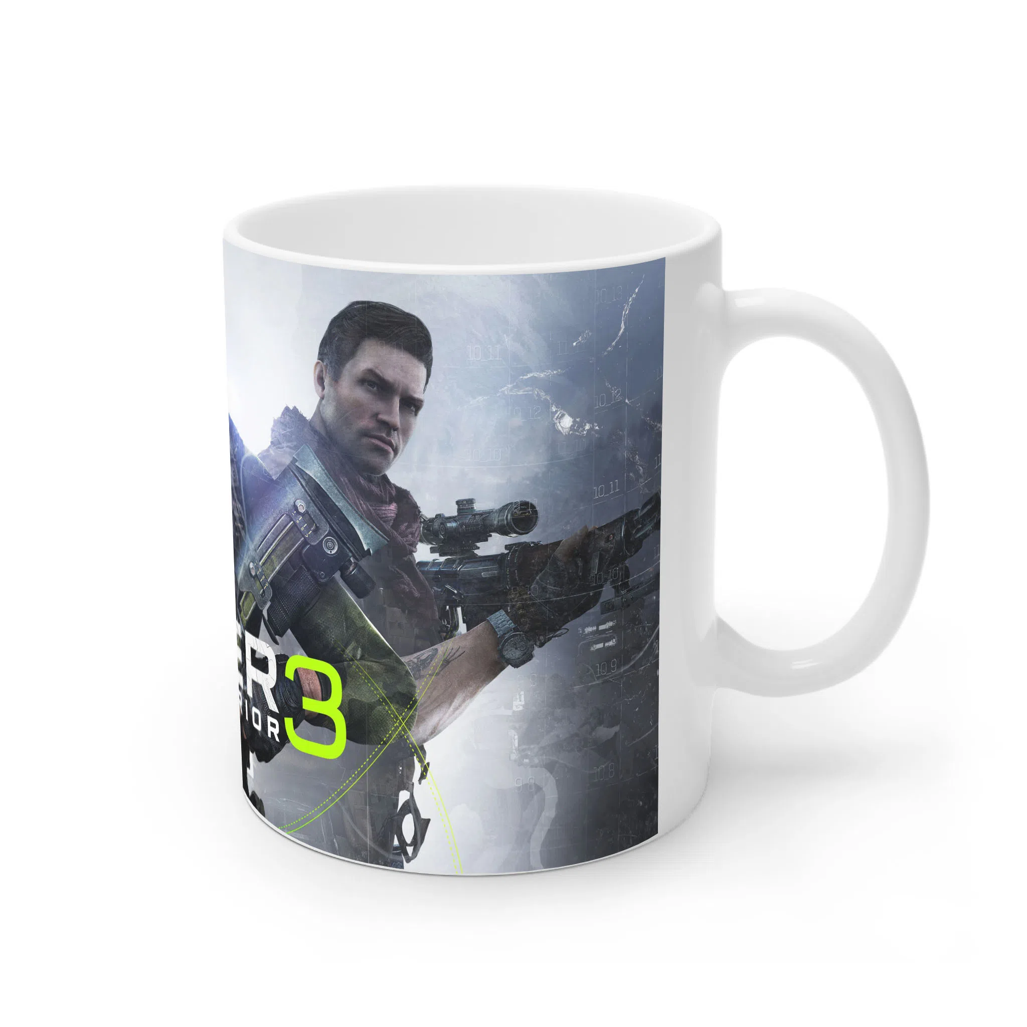 ماگ لیمینات طرح بازی Sniper Ghost Warrior Game کد NM9447 — تصویر 2