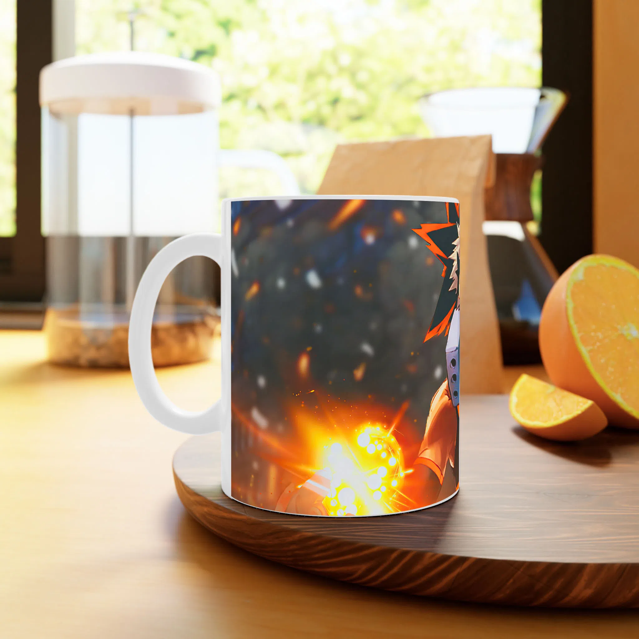 ماگ لیمینات طرح انیمه My Hero Academia Bakugou کد NM0989 — تصویر 3