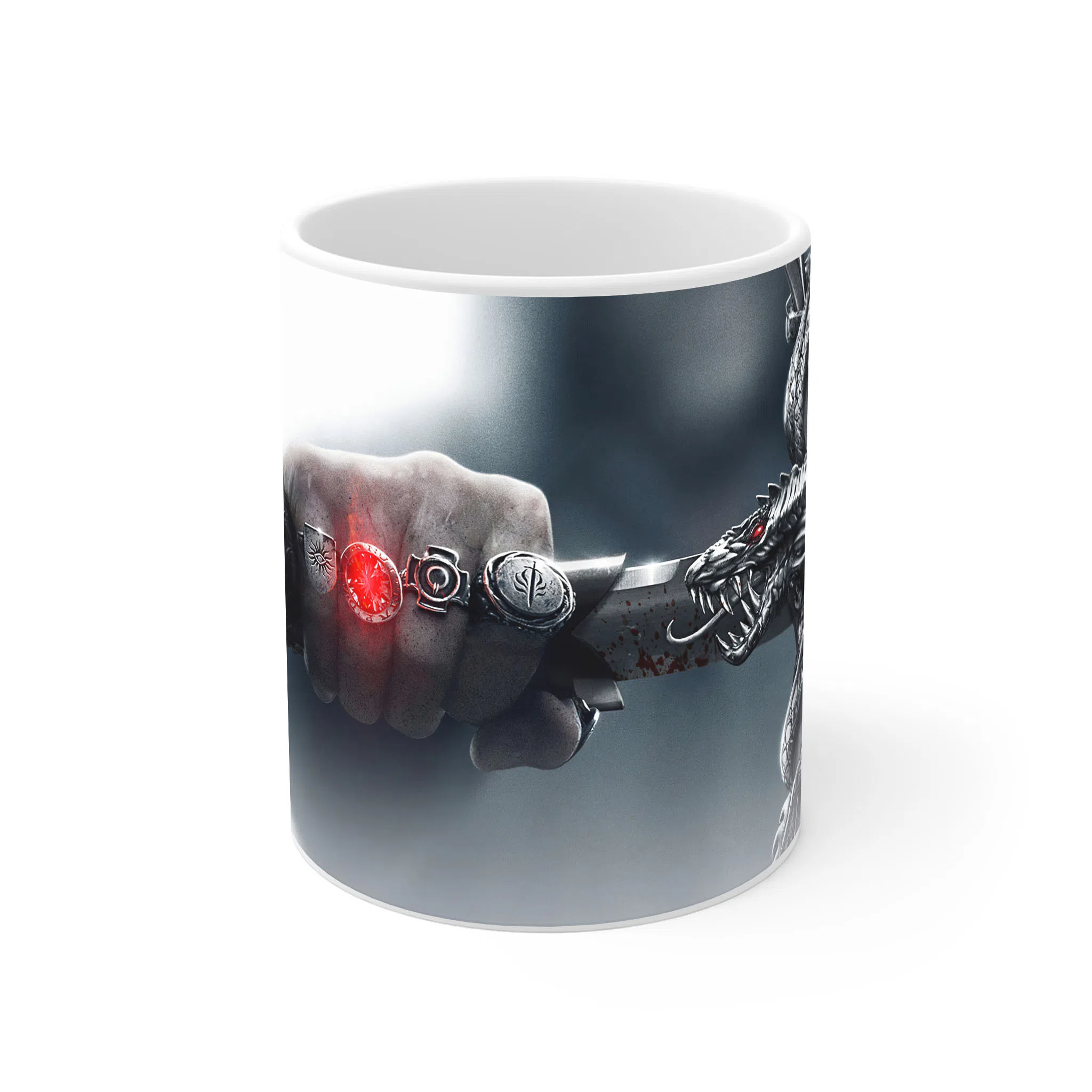 ماگ لیمینات طرح بازی Dragon Age Game کد NM7072 — تصویر 2