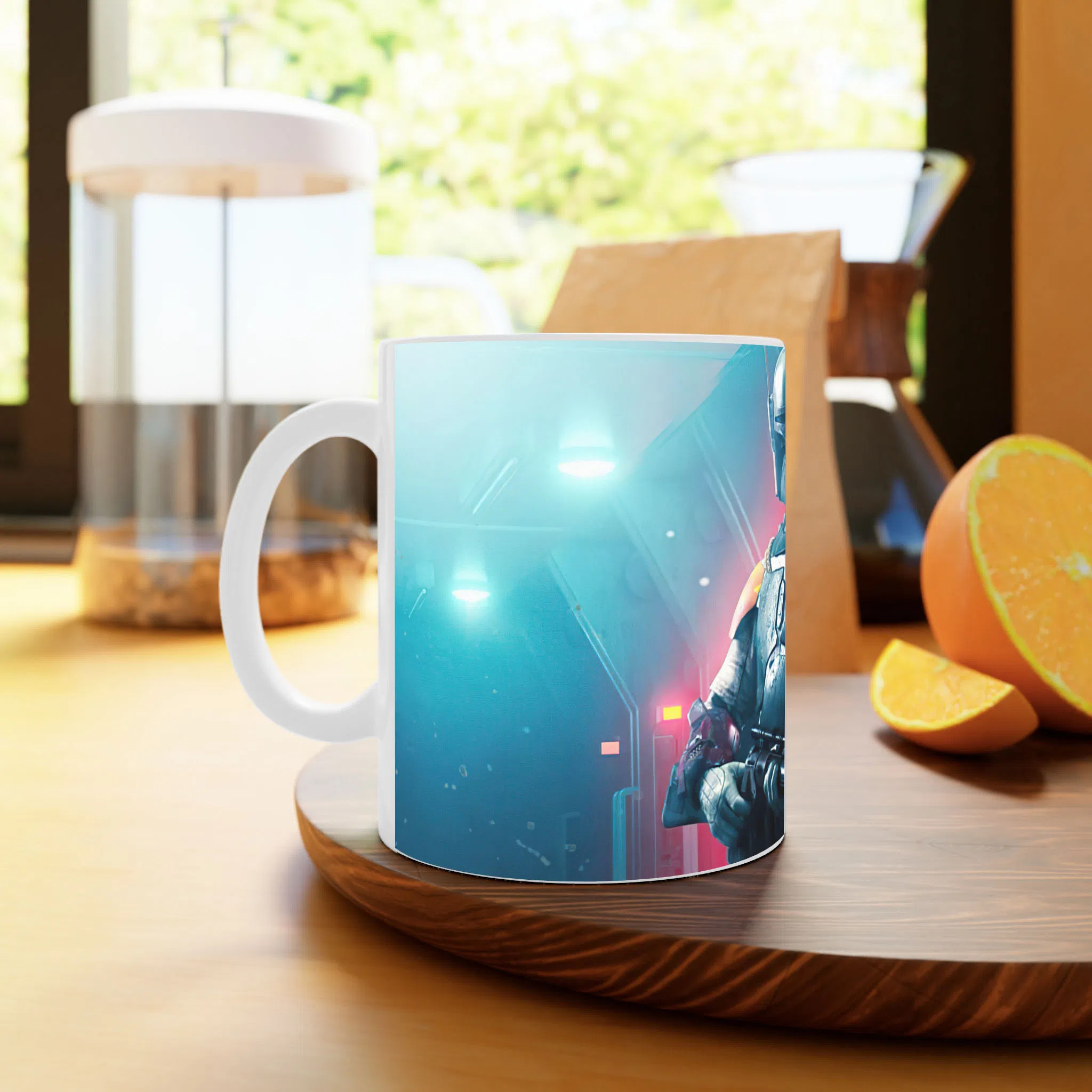 ماگ لیمینات طرح فیلم جنگ ستارگان Star Wars کد NM12544 — تصویر 3