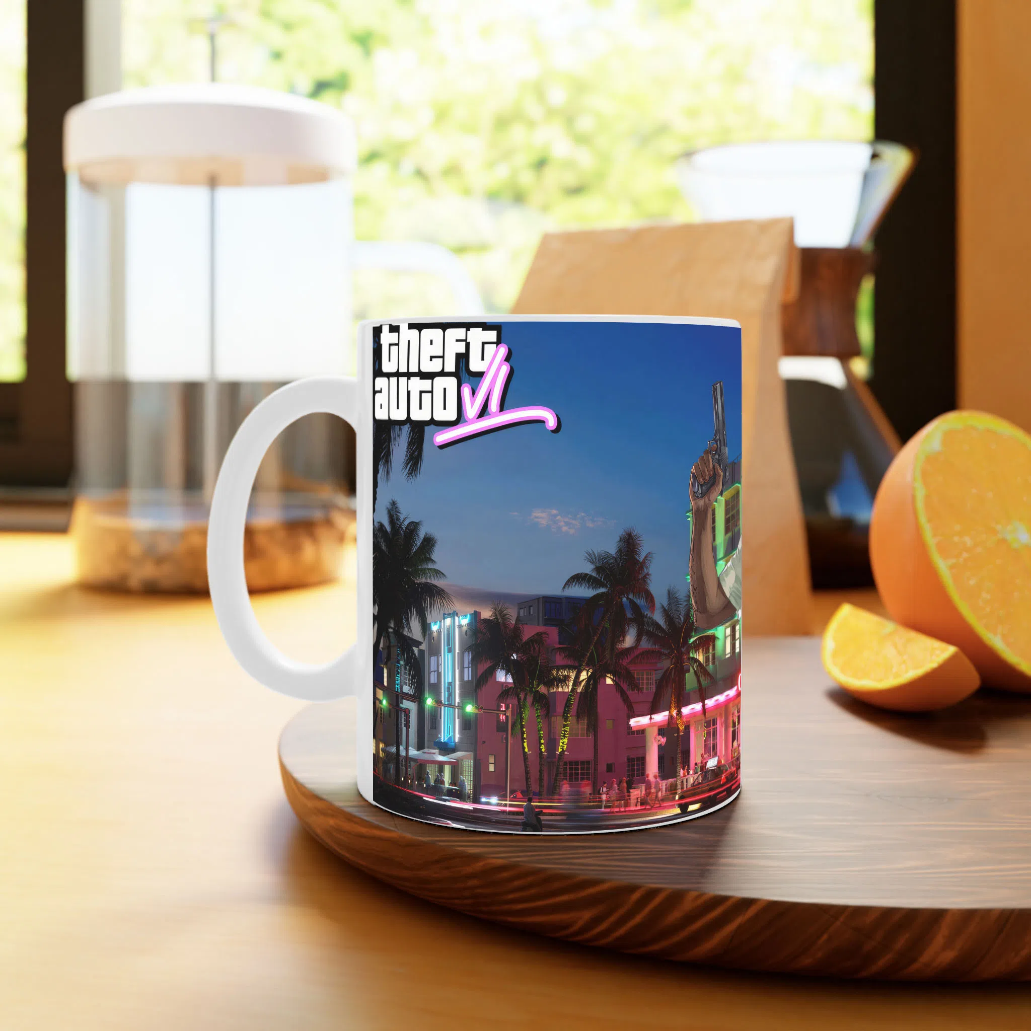ماگ لیمینات طرح بازی Grand Theft Auto GTA Game کد NM7927 — تصویر 3