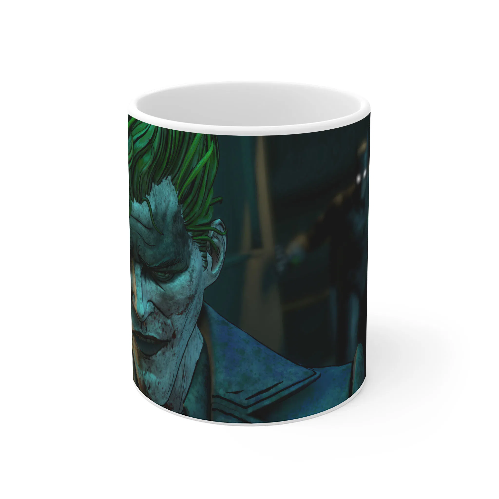 ماگ لیمینات طرح بازی بتمن Batman Game شخصیت جوکر از سری Arkham کد NM6196 — تصویر 2
