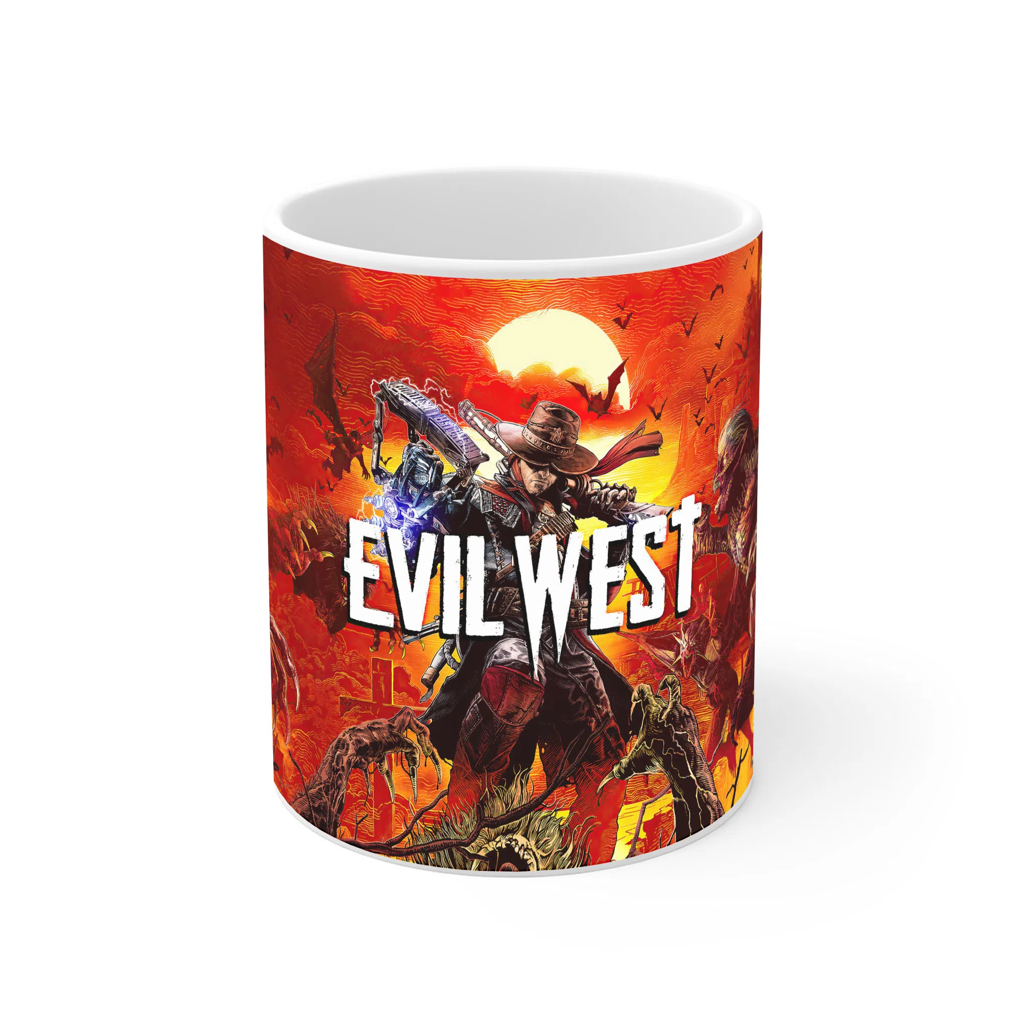 ماگ لیمینات طرح بازی Evil West Game کد NM7145 — تصویر 4